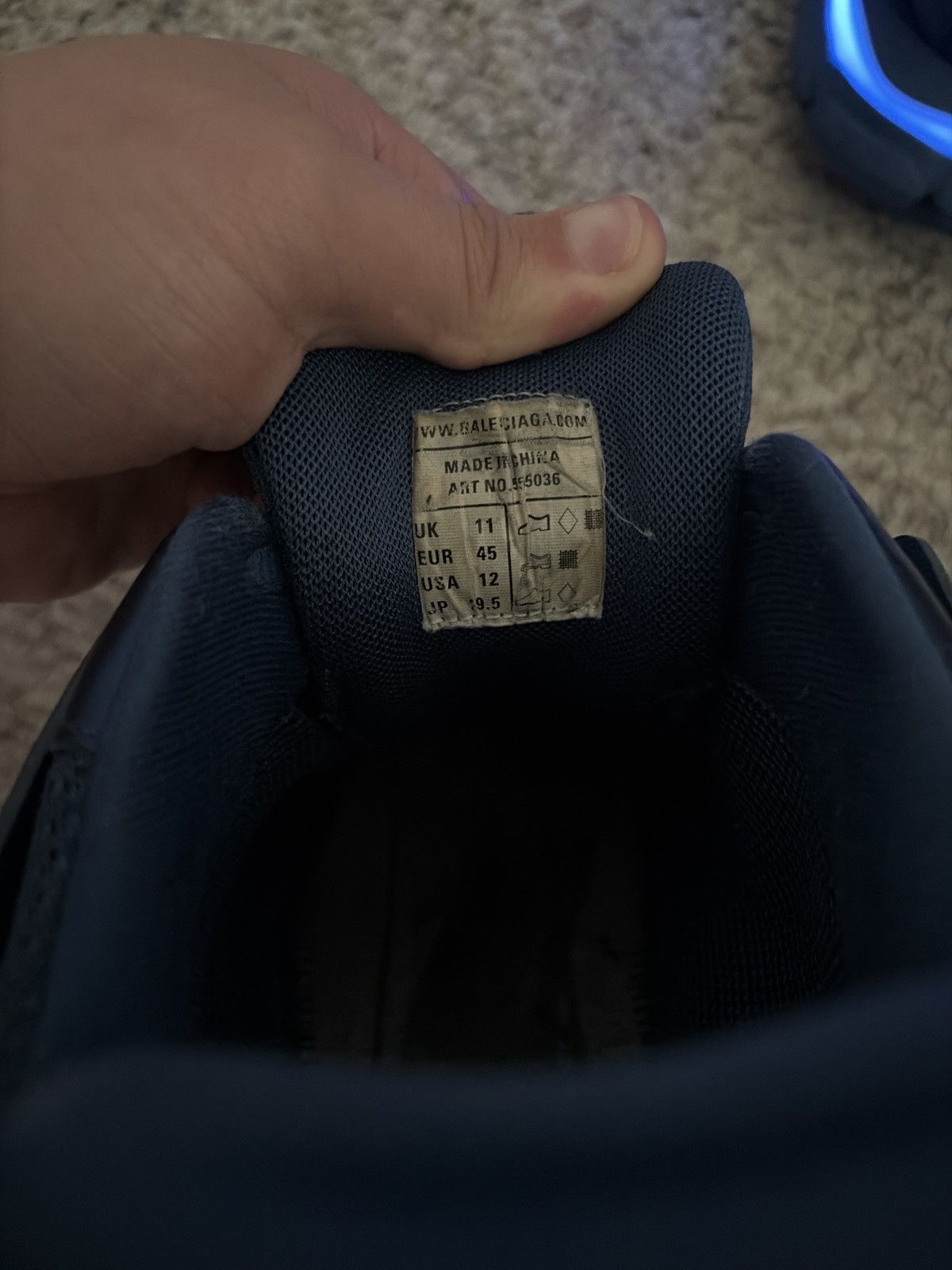 Balenciaga led tracks Size US 11.5 / EU 44-45 - 2 Thumbnail