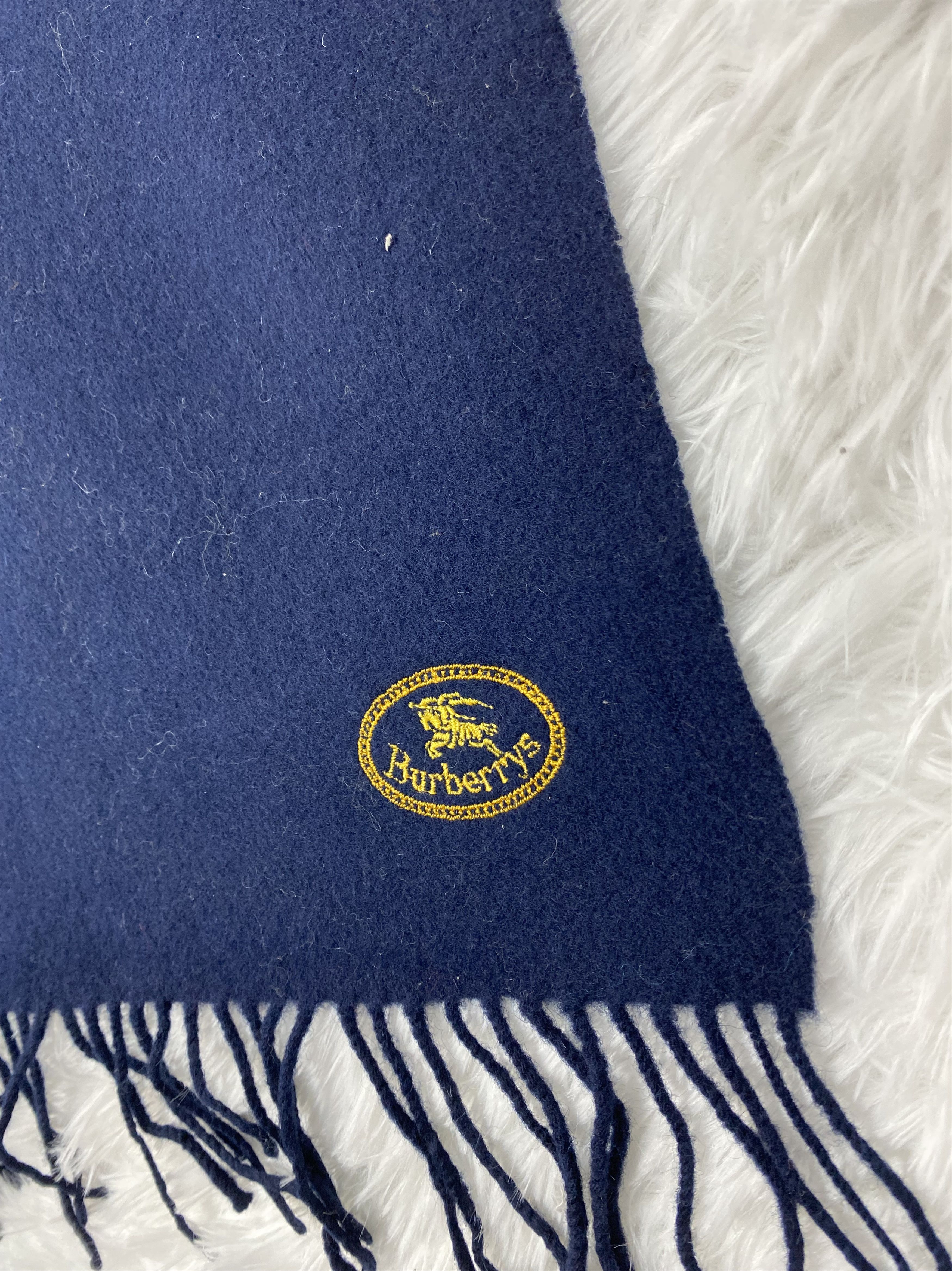 Burberry Vintage Burberry Scarf / Muffler Neckwear PM0054 Size ONE SIZE - 4 Thumbnail