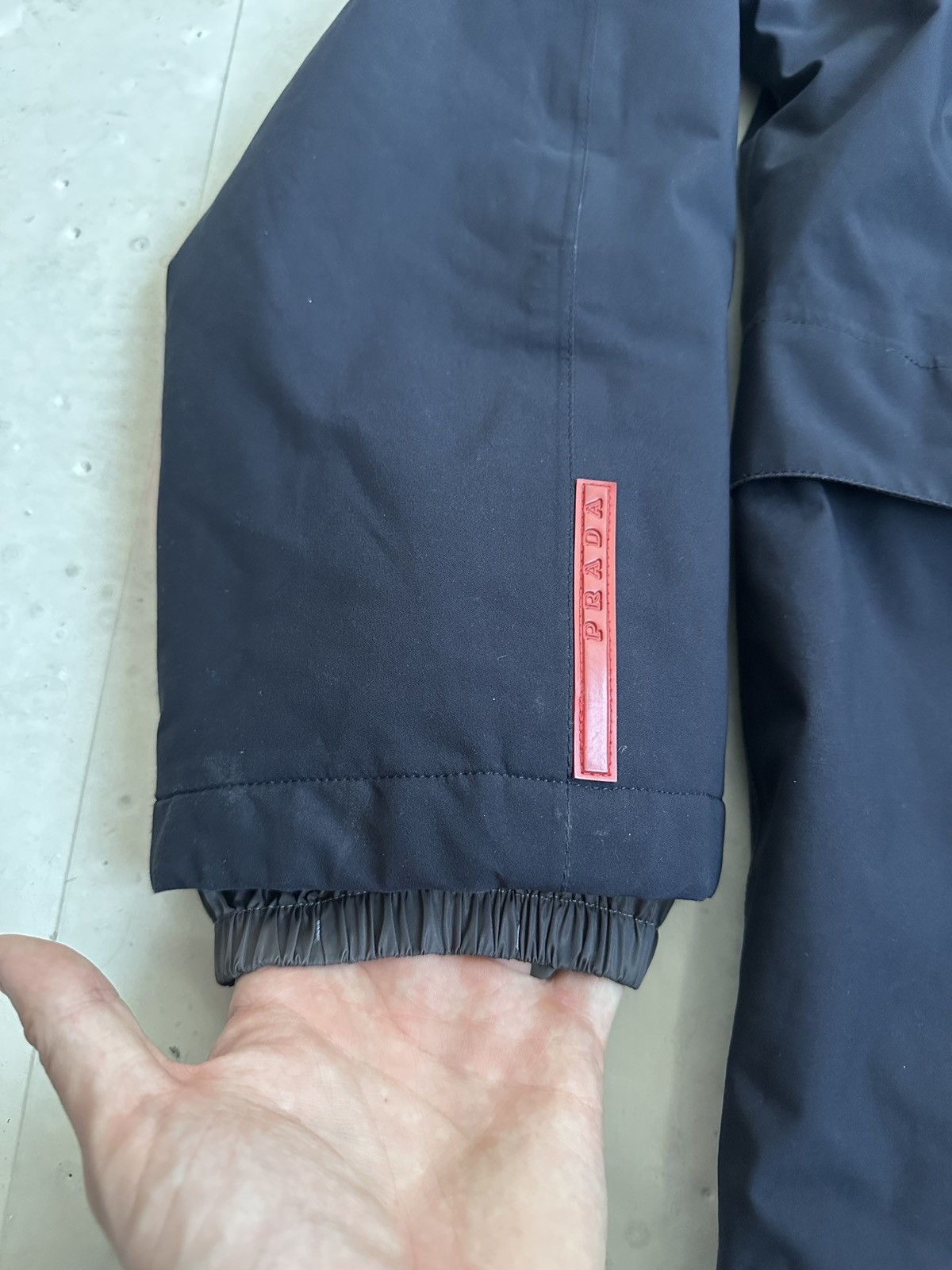 Goretex Prada Gore Tex raincoat SGV7A gorpcore y2k drill red tab Size US L / EU 52-54 / 3 - 5 Thumbnail