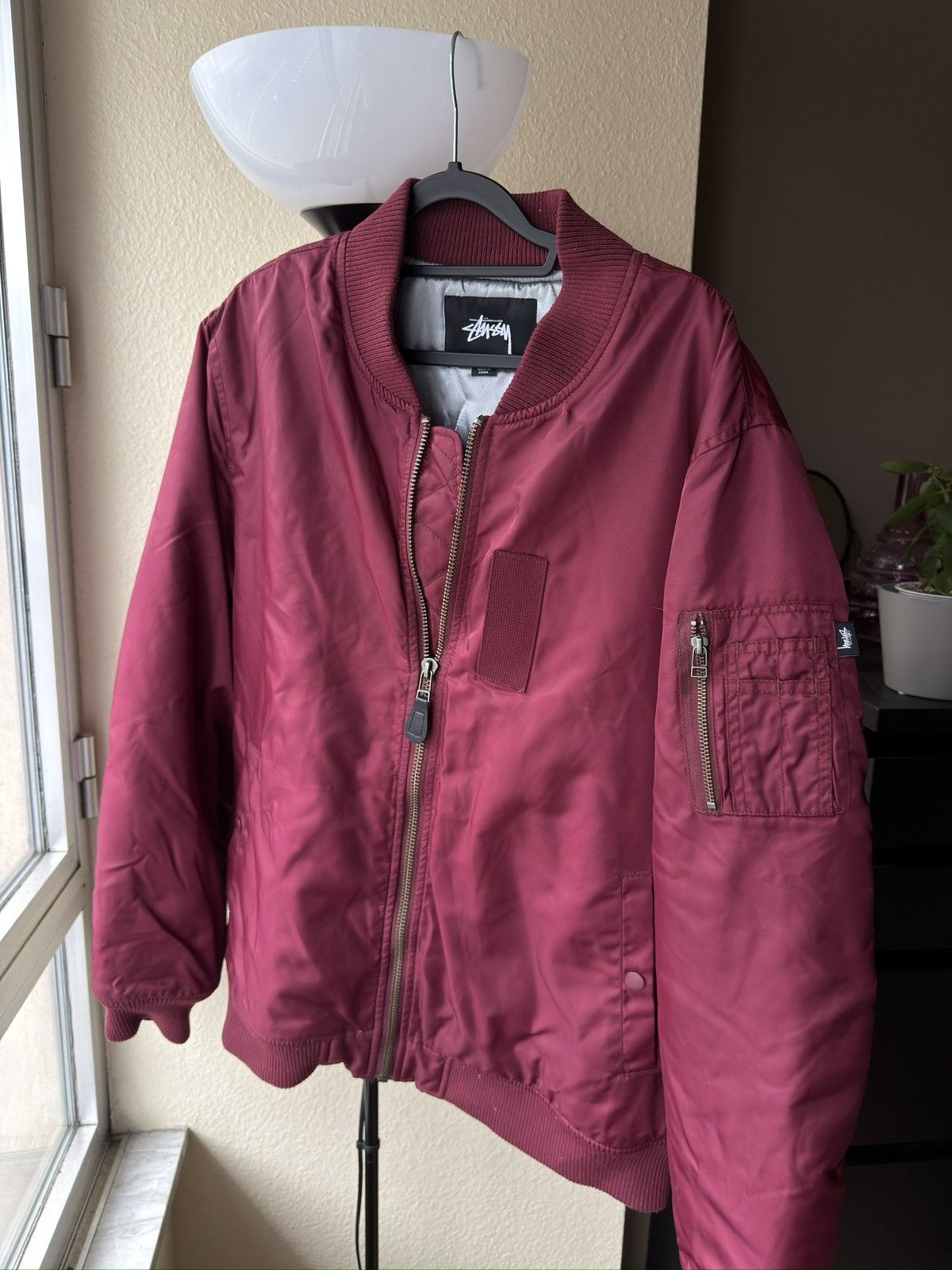 Stussy Stussy violet big logo bomber FAST SHIP Size US L / EU 52-54 / 3 - 5 Thumbnail