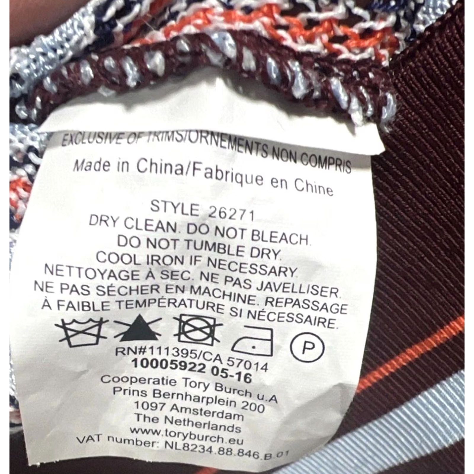 Tory Burch Tory Burch Cardigan Women’s XL Knit Multicolor Chevron Button Front V-Neck Office Casual Sweater Size XL / US 12-14 / IT 48-50 - 5 Thumbnail