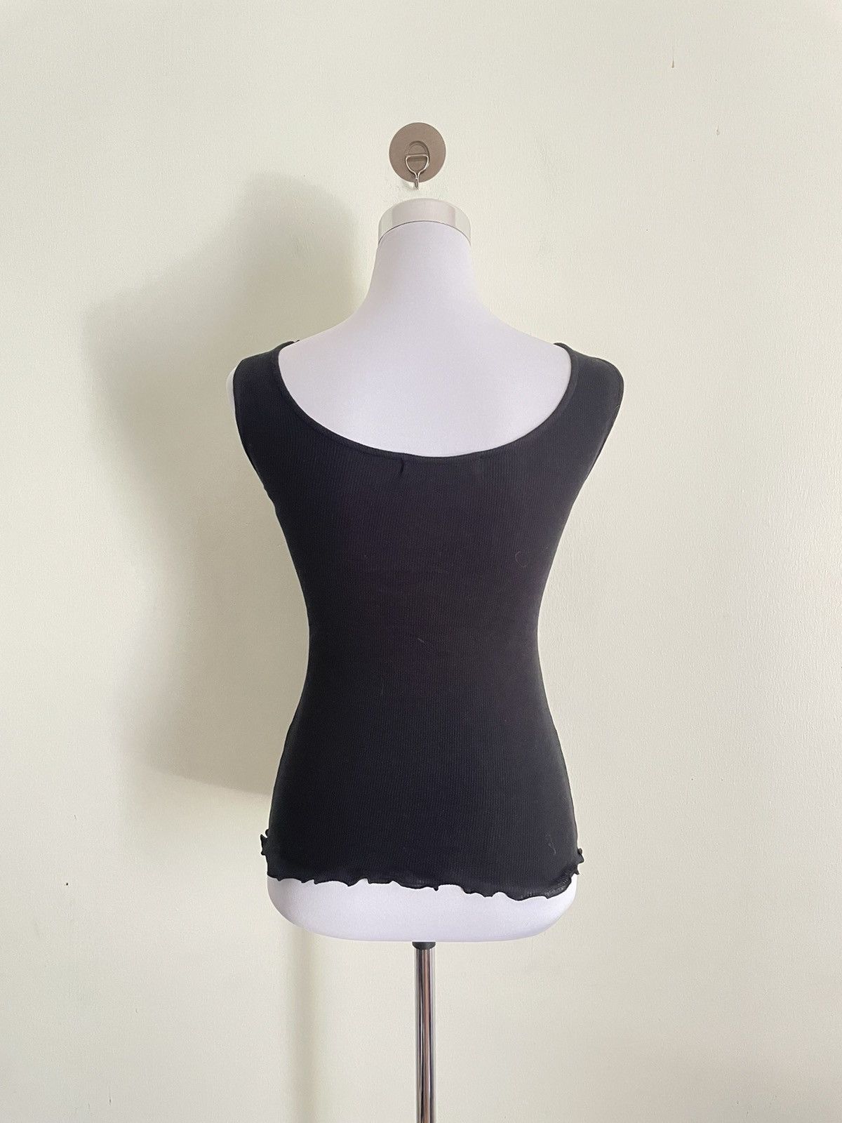 Anna Sui × Vintage Dolly Girl by Anna Sui black tank top Size M / US 6-8 / IT 42-44 - 2 Thumbnail