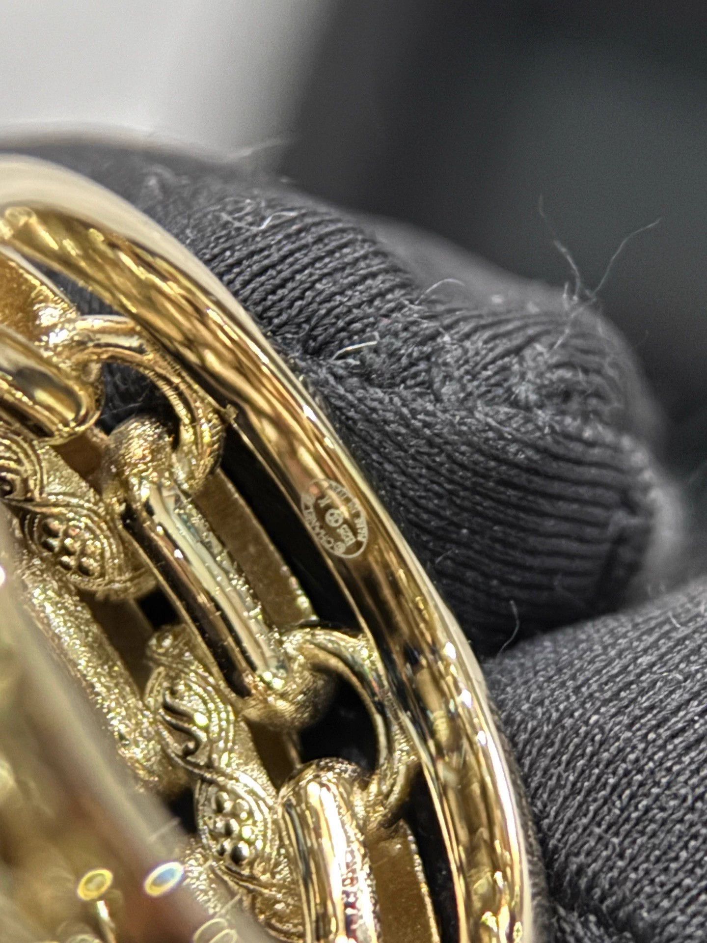 Chanel Chanel 25k Gold Cable Clasp Ring Size ONE SIZE - 7 Thumbnail