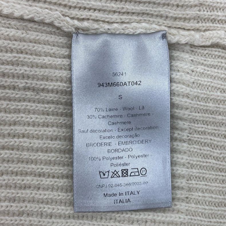 Dior Dior Beige vertical portrait stitching pattern wool cashmer Size US S / EU 44-46 / 1 - 6 Thumbnail