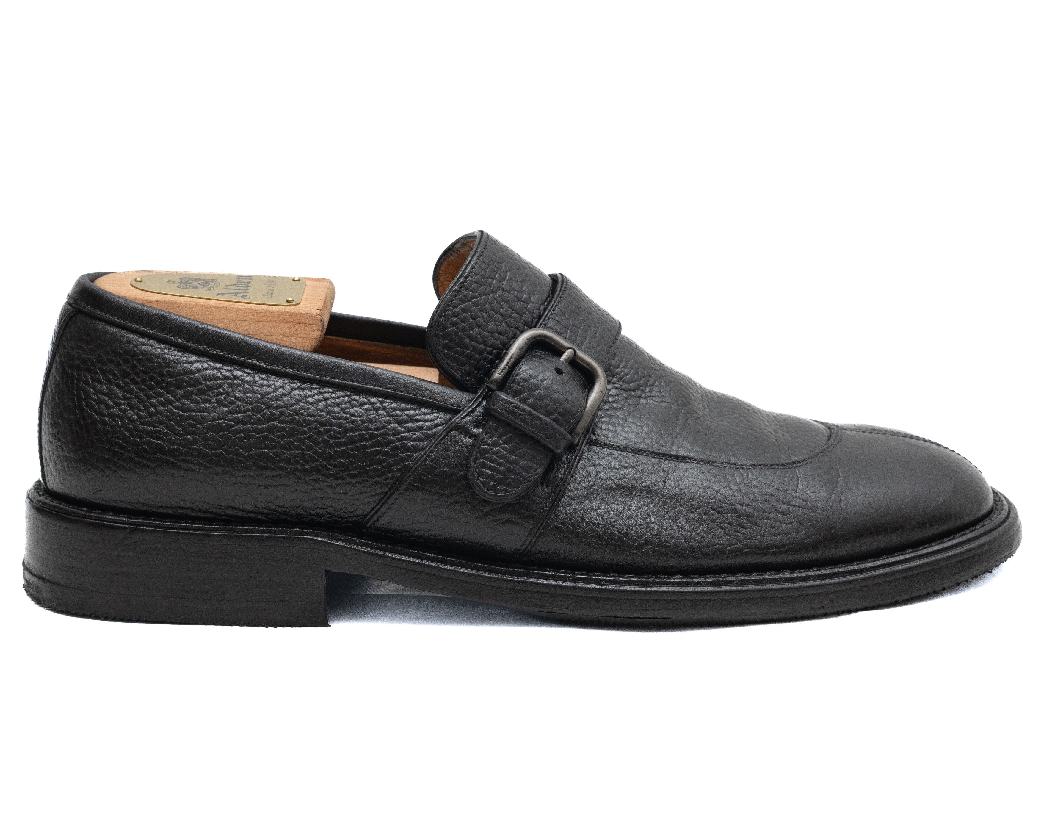Salvatore Ferragamo SALVATORE FERRAGAMO Vintage Grained Leather Monks Size US 8.5 / EU 41-42 - 3 Thumbnail