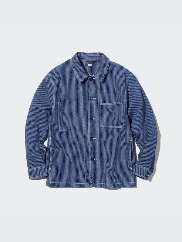 Uniqlo UNIQLO Wabash denim Hickory work chore jacket Size US S / EU 44-46 / 1 - 1 Thumbnail