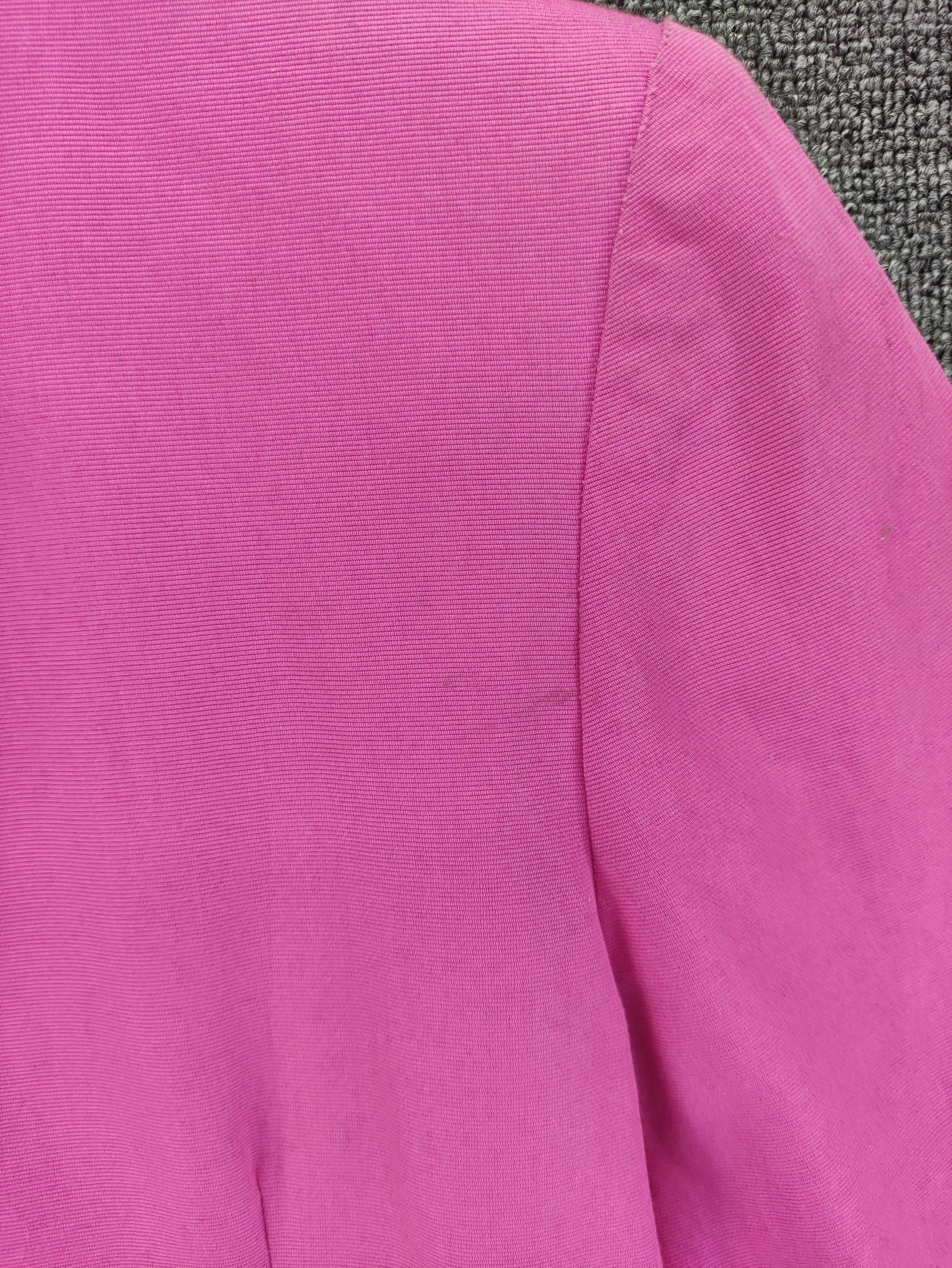 Vintage Vintage Eleonora Scaramucci Milano Short Sleeve Coat Jacket Size S / US 4 / IT 40 - 4 Thumbnail