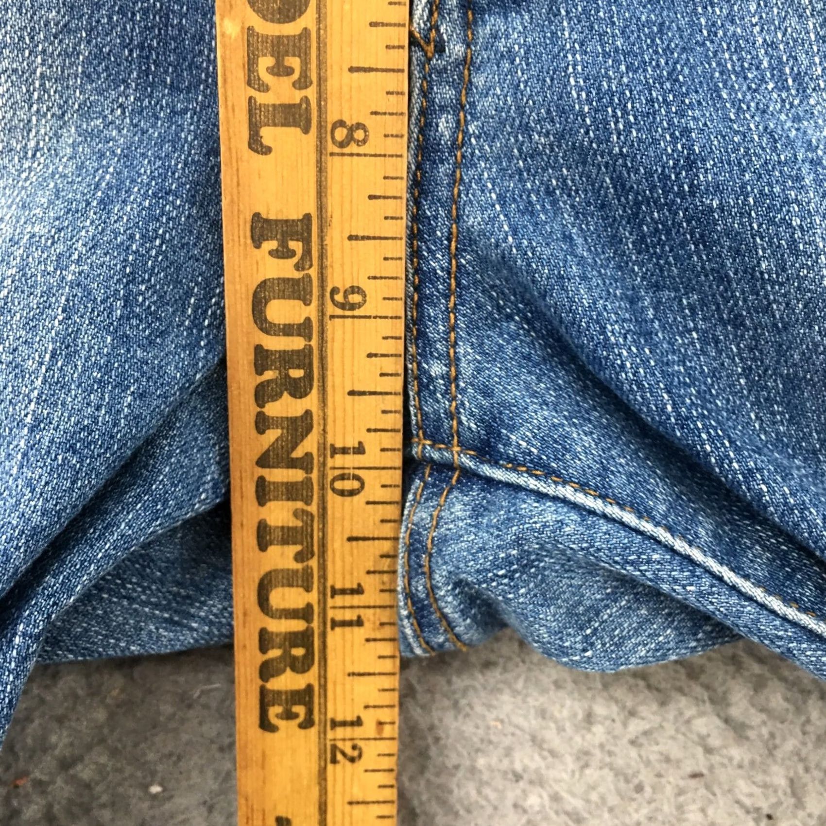 Bill Blass Bill Blass Jeans Womens 8 Bootcut Blue Denim Mid Rise Zip Stretch 5-Pocket Regular Pocketed Comfort Modern Classic Mens Womens Girls Boys Size 30" / US 8 / IT 44 - 7 Thumbnail