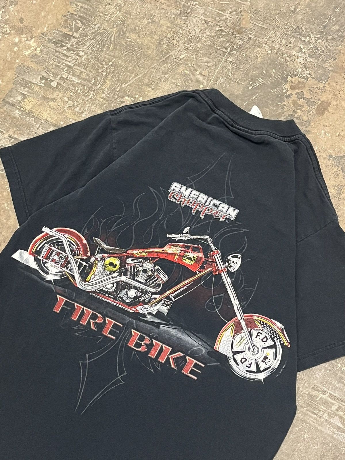 Harley Davidson × Vintage Vintage biker t shirt American chopper harley style faded Size US M / EU 48-50 / 2 - 5 Thumbnail