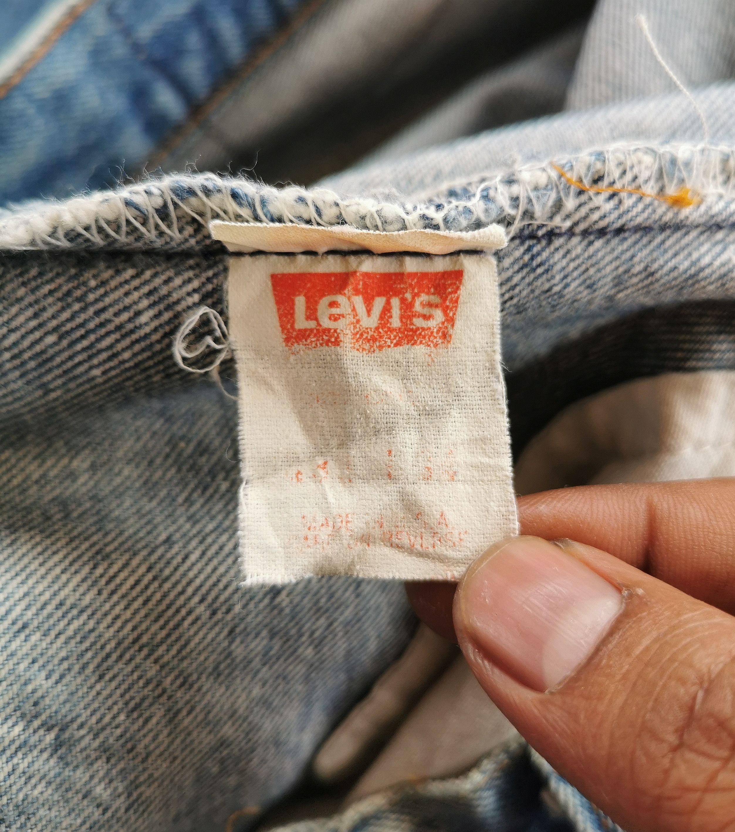 Levi's Vintage 90s Levis 501 Damage Jeans Size US 32 / EU 48 - 9 Thumbnail