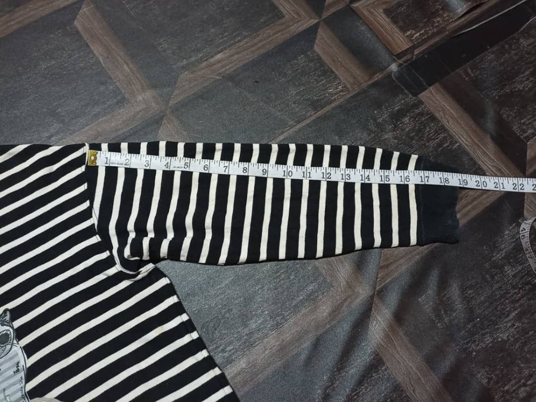 Designer × Japanese Brand × Uniqlo Barbara Rhil x Uniqlo stripe Sweatshirt Size XL / US 12-14 / IT 48-50 - 11 Thumbnail