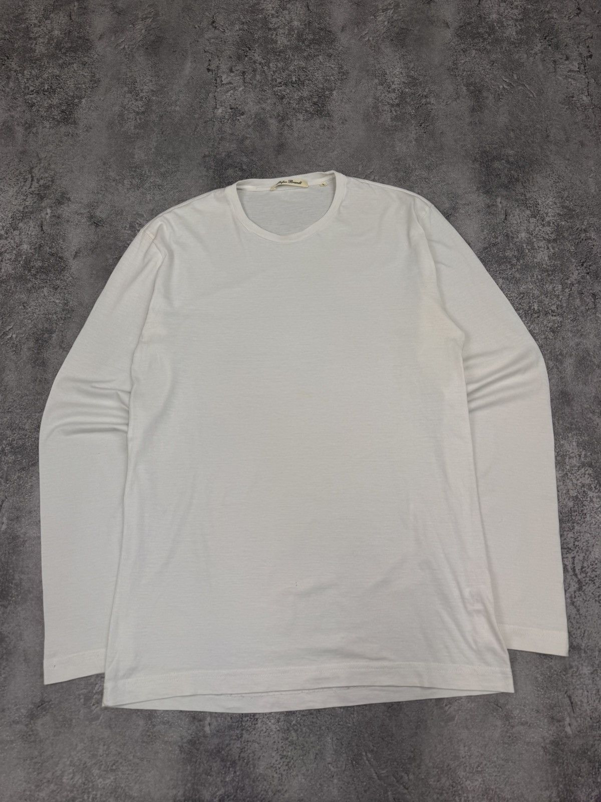 Other Stefan Brandt Men Pima Long Sleeve T-Shirt White Size S Size US S / EU 44-46 / 1 - 1 Thumbnail