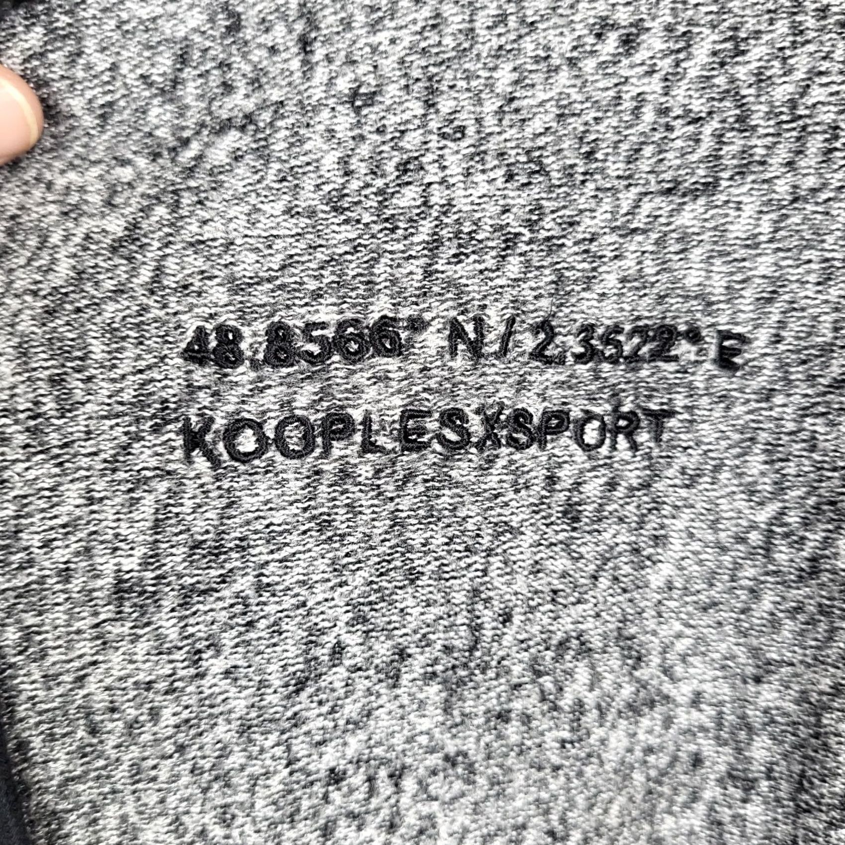 The Kooples KOOPLES X SPORT Cardigan Sweater Hoodie Gray Lightweight Women’s Regular Size 1 Cotton Viscose Elastane Crew Neck Size XS / US 0-2 / IT 36-38 - 7 Thumbnail