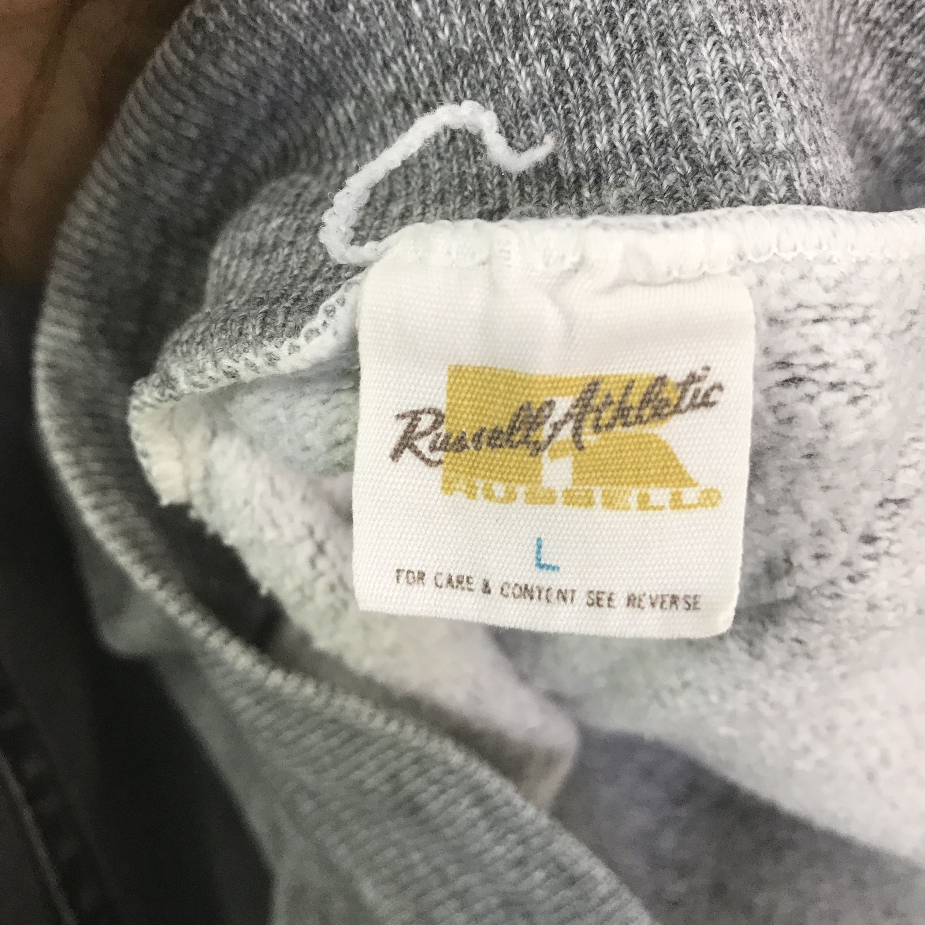 Vintage VTG ROBINS RUSSELL ATHLETIC HOODIE SWEATSHIRT K127B10 Size US L / EU 52-54 / 3 - 11 Thumbnail