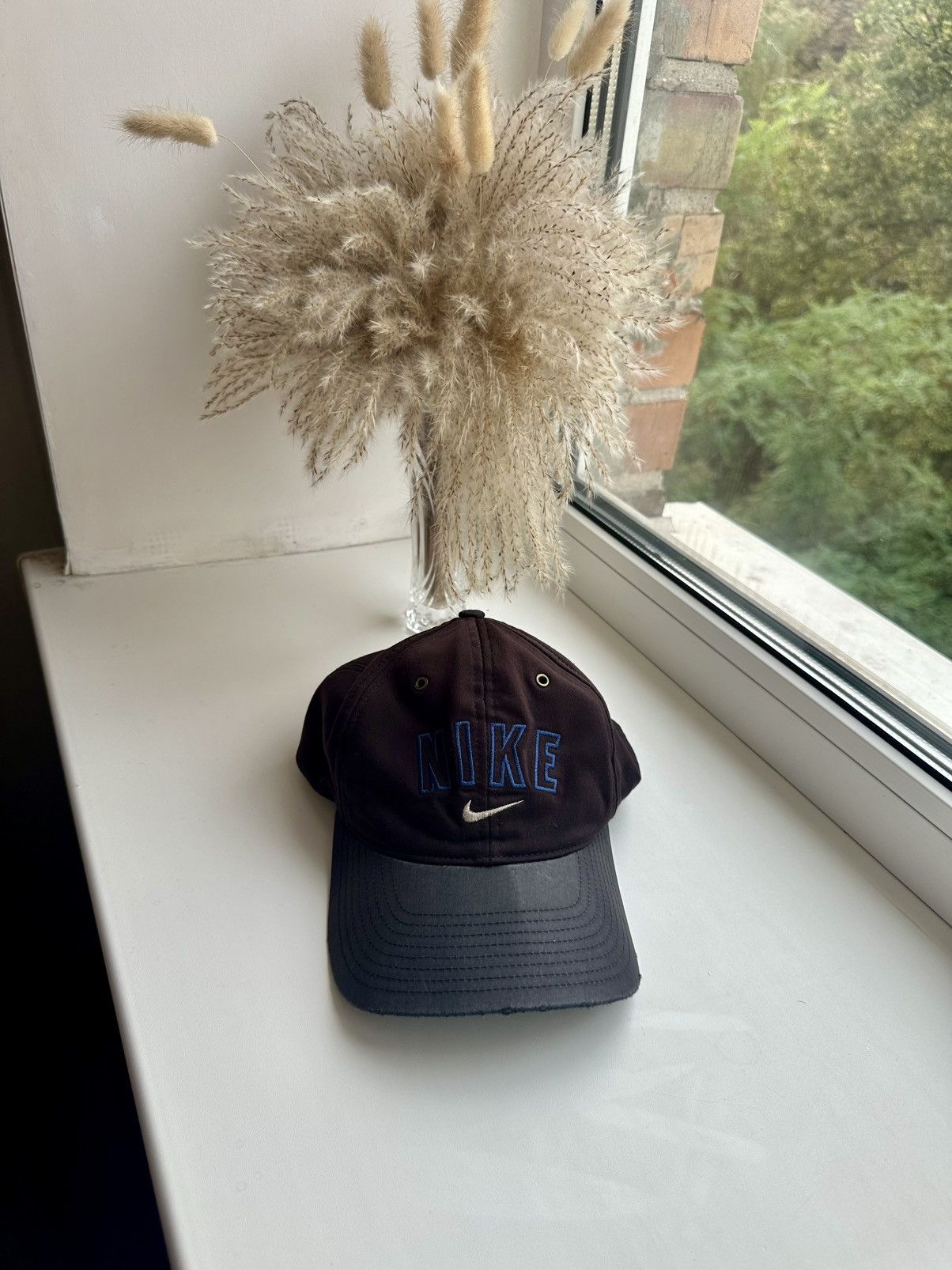Nike Vintage Nike Cap Big Logo Size ONE SIZE - 4 Thumbnail