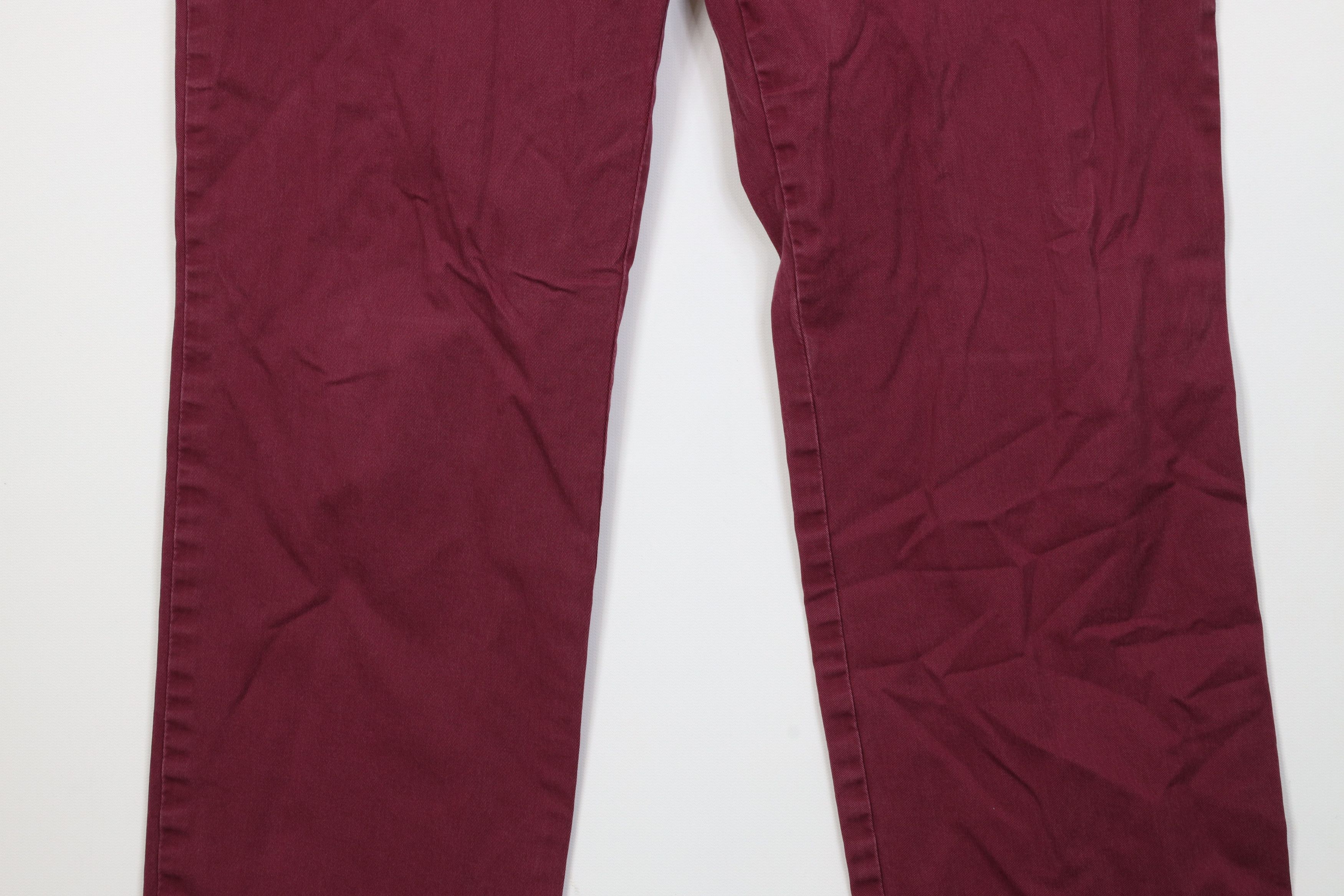 Polo Ralph Lauren Vintage Y2K Ralph Lauren Stretch Slim Fit Chino Pants Maroon Size US 34 / EU 50 - 3 Thumbnail