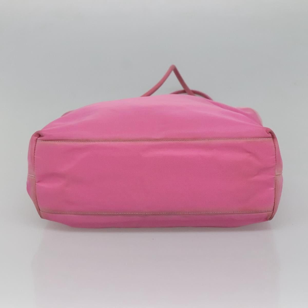 Prada PRADA Tote Bag Nylon Pink Silver Size ONE SIZE - 9 Thumbnail