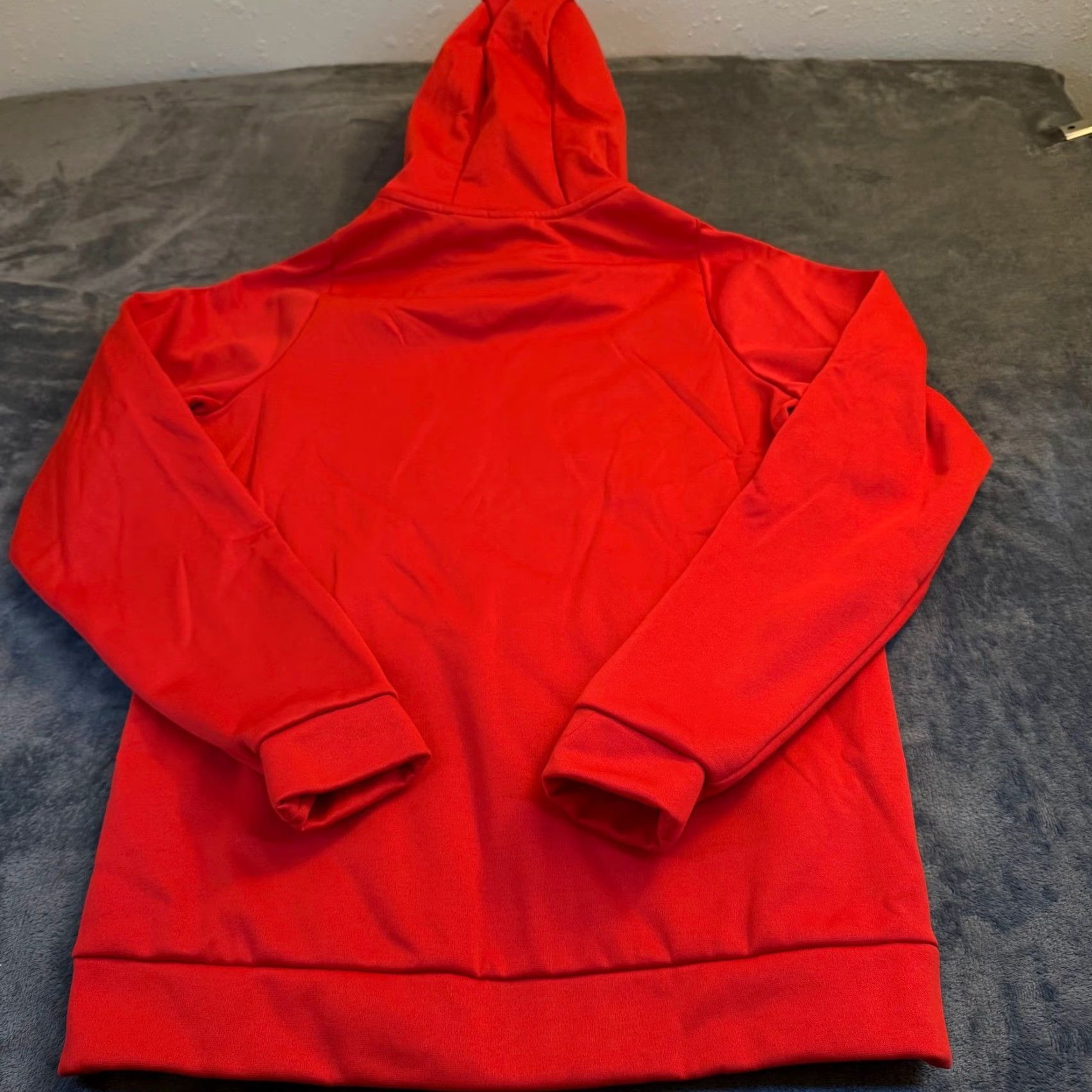 Nike VINTAGE Nike Dri-FIT Red Athletic Hoodie Pullover Sweatshirt Long Sleeve Mens Small Size US S / EU 44-46 / 1 - 4 Thumbnail