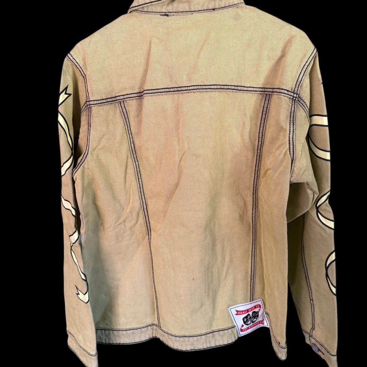 Asaali XL Asaali Cartel Mustard Yellow Stone Wash Denim Jacket Size US XL / EU 56 / 4 - 6 Thumbnail