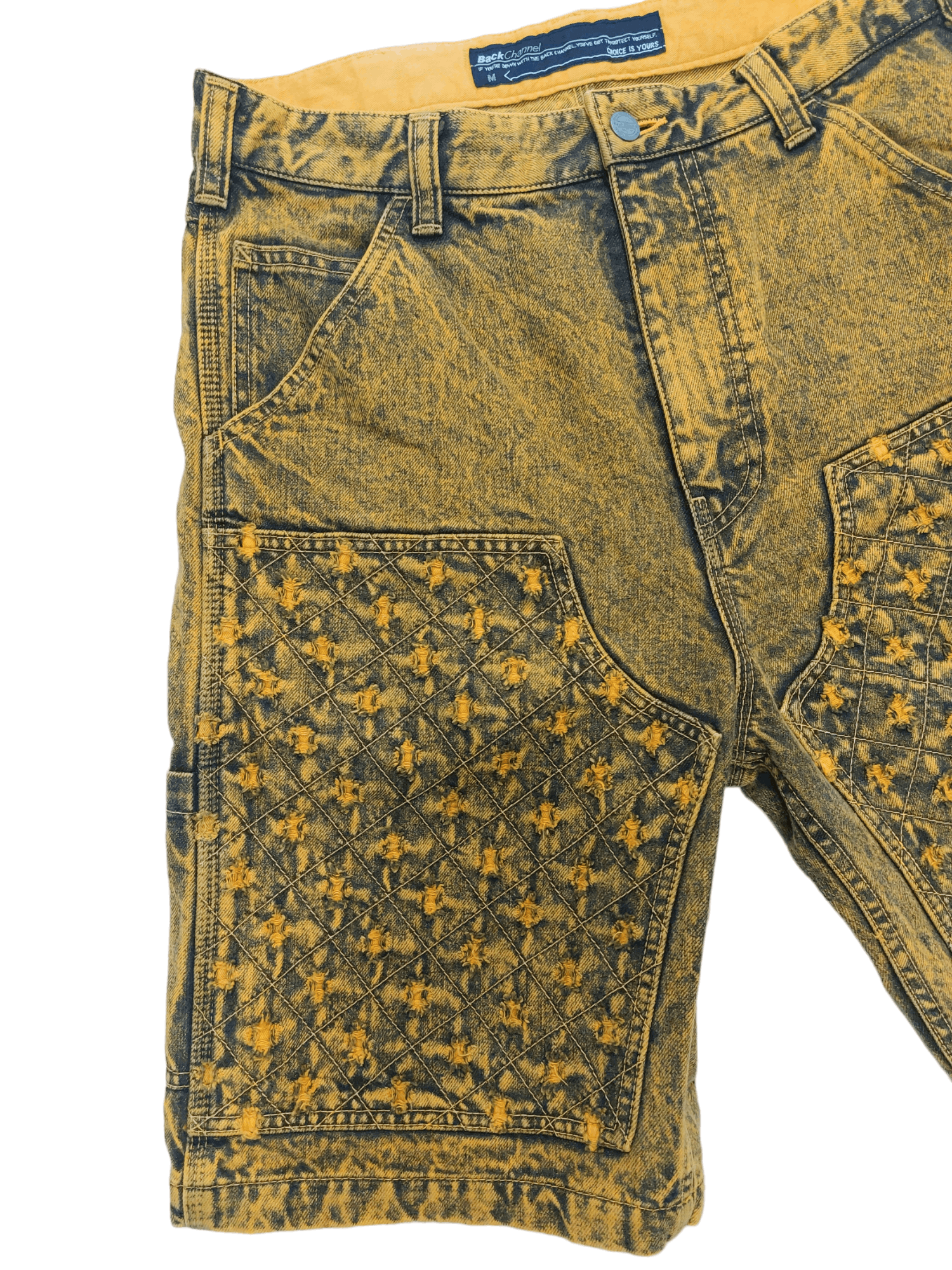 Vintage Back Channel Double Knee Art Short Pants Size US 30 / EU 46 - 7 Thumbnail