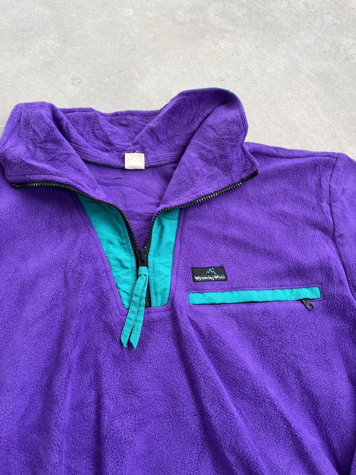 Vintage VINTAGE WYOMINGWEAD TWO TONE FLEECE MIDZIPPER Size US M / EU 48-50 / 2 - 2 Thumbnail