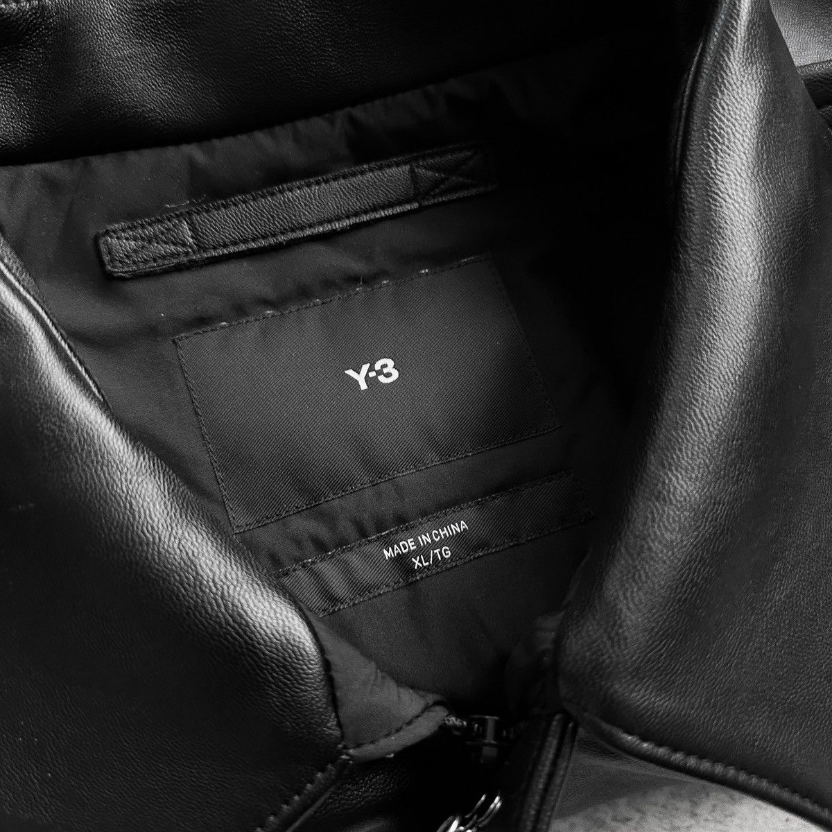 Yohji Yamamoto Y-3 Adidas Tokyo Vegan Leather Bomber Jacket Size US XL / EU 56 / 4 - 6 Thumbnail