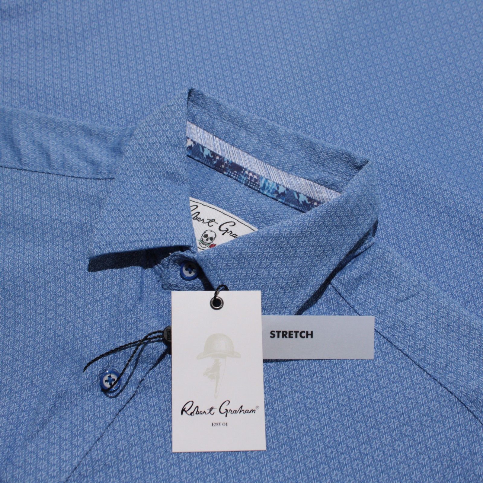 Robert Graham Robert Graham New with tags Shirt Size S US In Blue Size US S / EU 44-46 / 1 - 1 Thumbnail