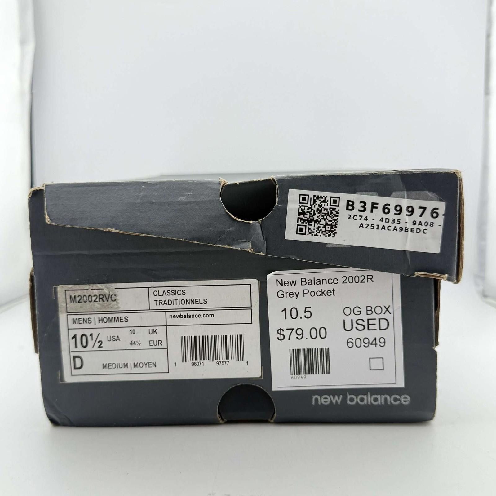 New Balance New Balance 2002R Grey Pocket 10.5 Used OG Box Size US 10.5 / EU 43-44 - 8 Thumbnail