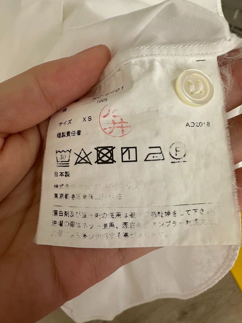 Comme des Garcons Comme Des Garcons White Shirt Size XS / US 0-2 / IT 36-38 - 3 Thumbnail