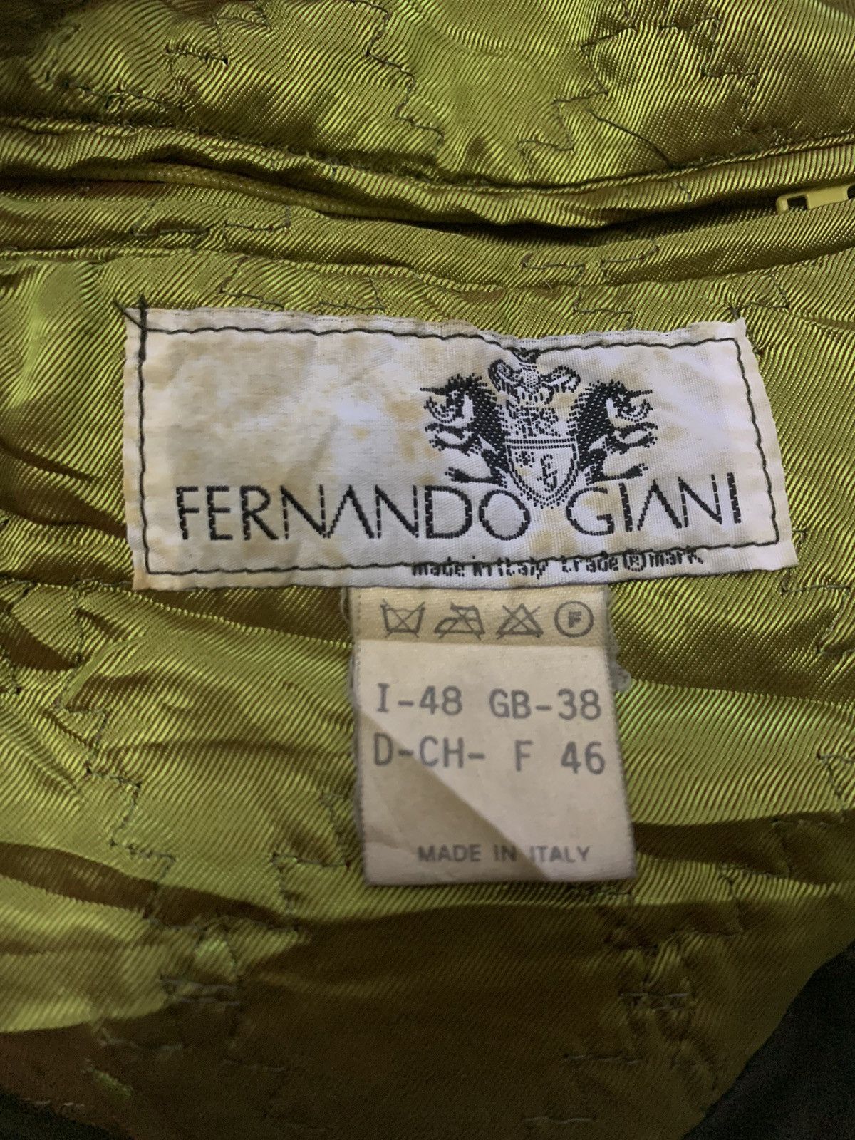 Gianni Valentino Vintage Fernando Giani Made In Italy Leather Jacket Size US M / EU 48-50 / 2 - 8 Thumbnail