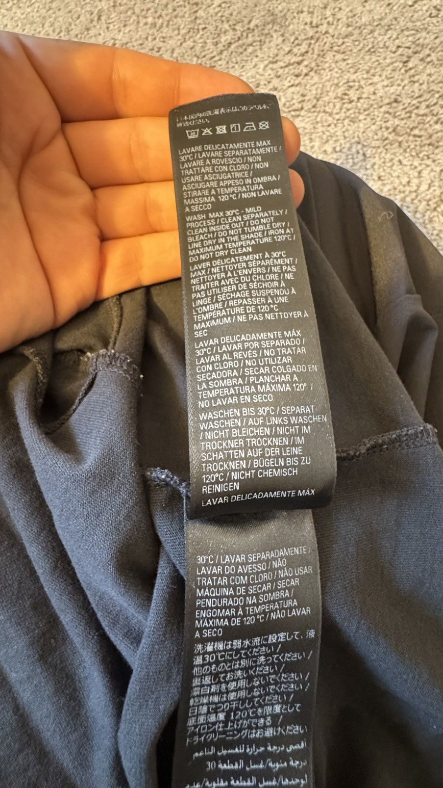 Balenciaga Balenciaga Men’s Cursive Medium Fit T-Shirt Size US XS / EU 42 / 0 - 7 Thumbnail
