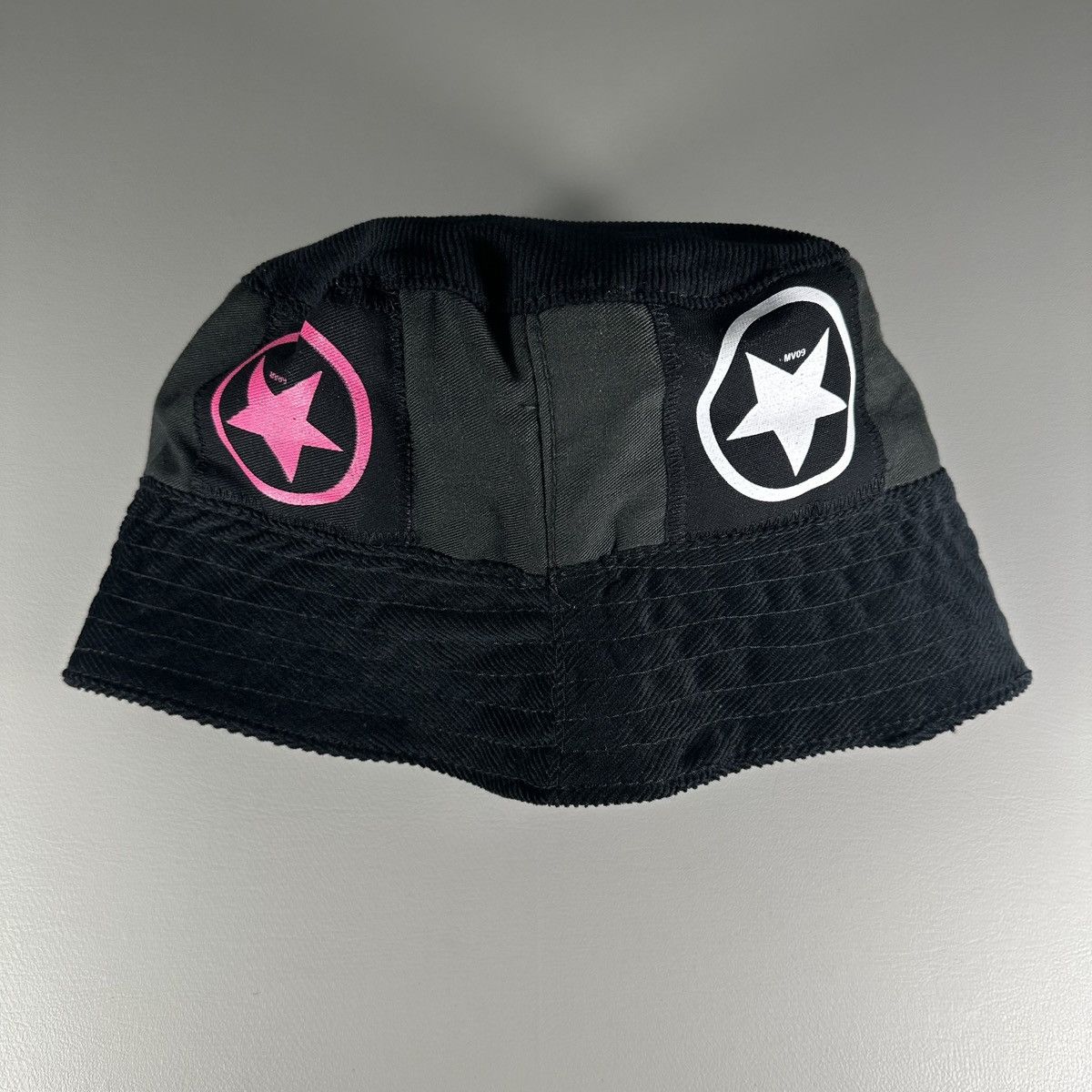 Other Marc Vachon Los Angeles Black Corduroy Pink Print Bucket Hat Size ONE SIZE - 4 Thumbnail
