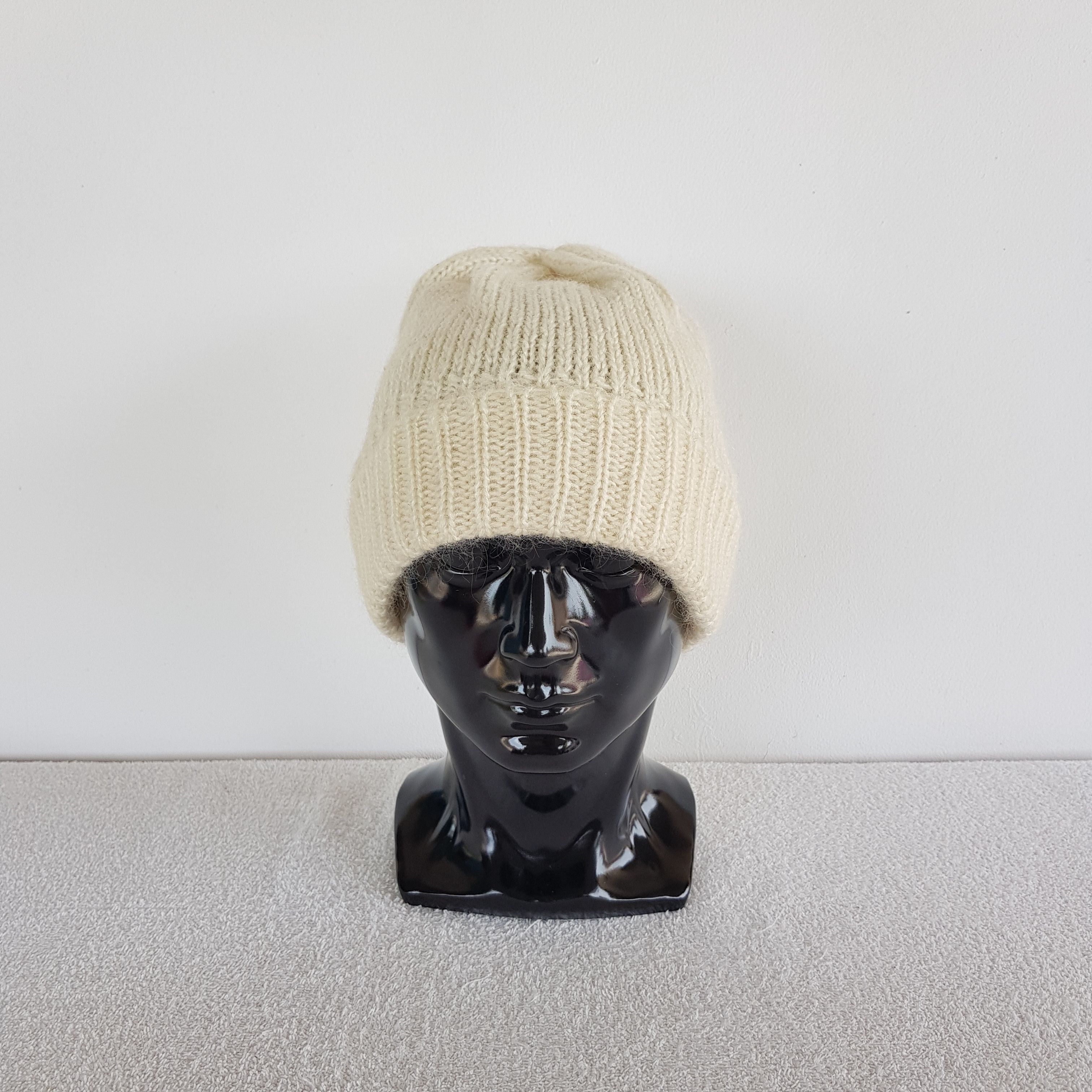 Beams Plus Vintage Beams Beanie Ribbed Knit Snow Cap Hats. Size ONE SIZE - 2 Thumbnail