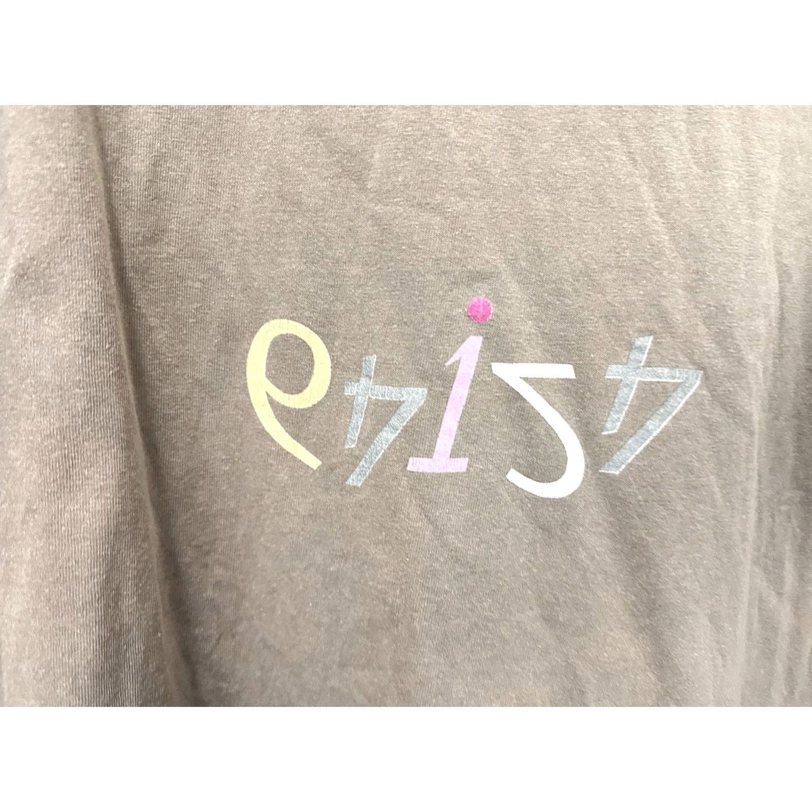 Vintage VTG 90s Phish Fishing Hook Gradient Sun Faded Band Tour Worn T-Shirt Size L Shirt Men Brown XS-XL? Size US L / EU 52-54 / 3 - 6 Thumbnail