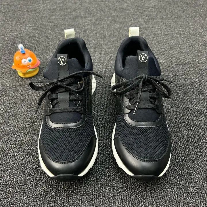 Louis Vuitton Louis Vuitton Classic Black Low-Top Running Shoes -2508 Size US 5.5 / EU 38 - 2 Thumbnail