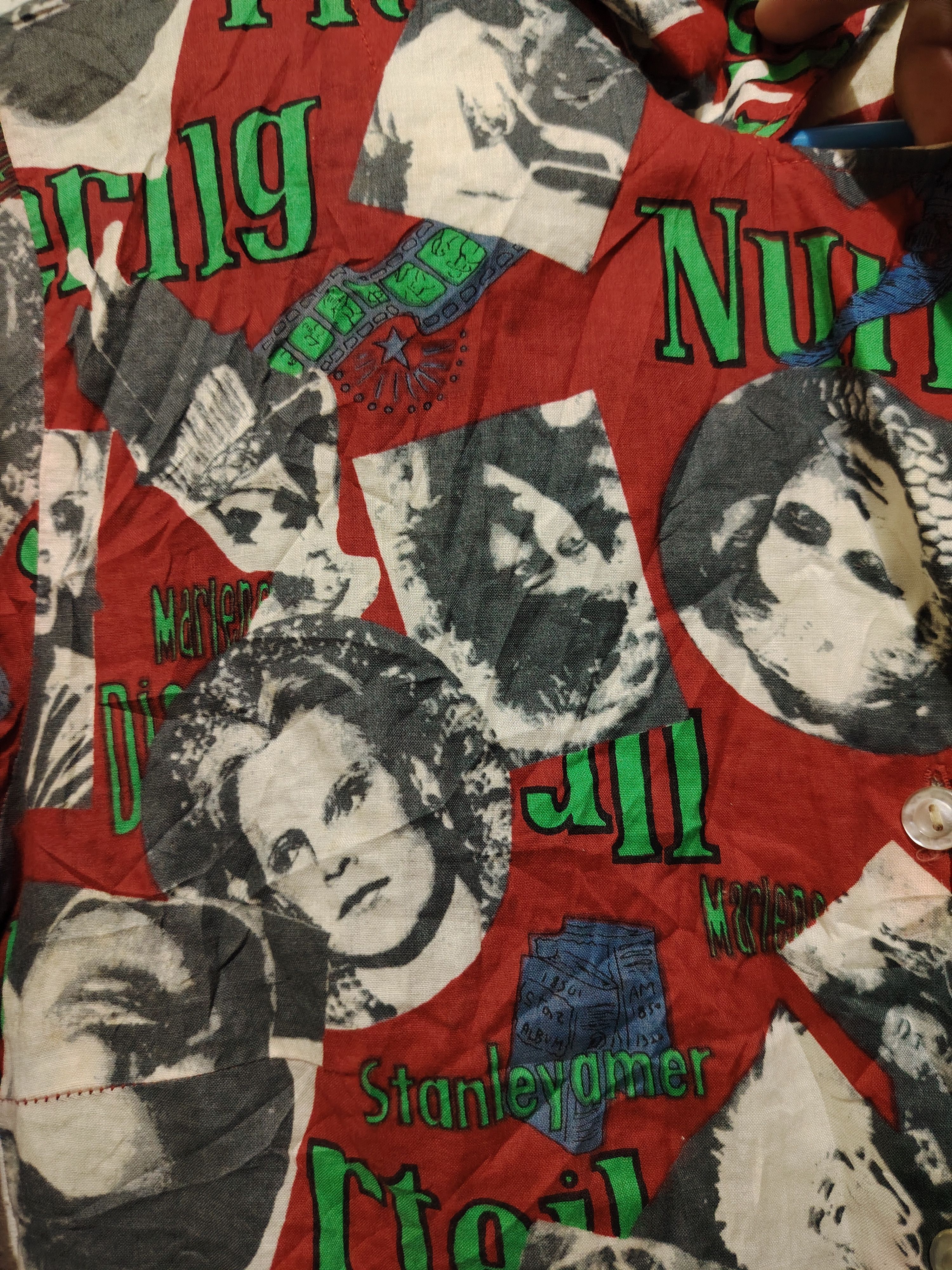 Vintage Rare!!! art celebrity design full printed shirt button up Size XS / US 0-2 / IT 36-38 - 2 Thumbnail