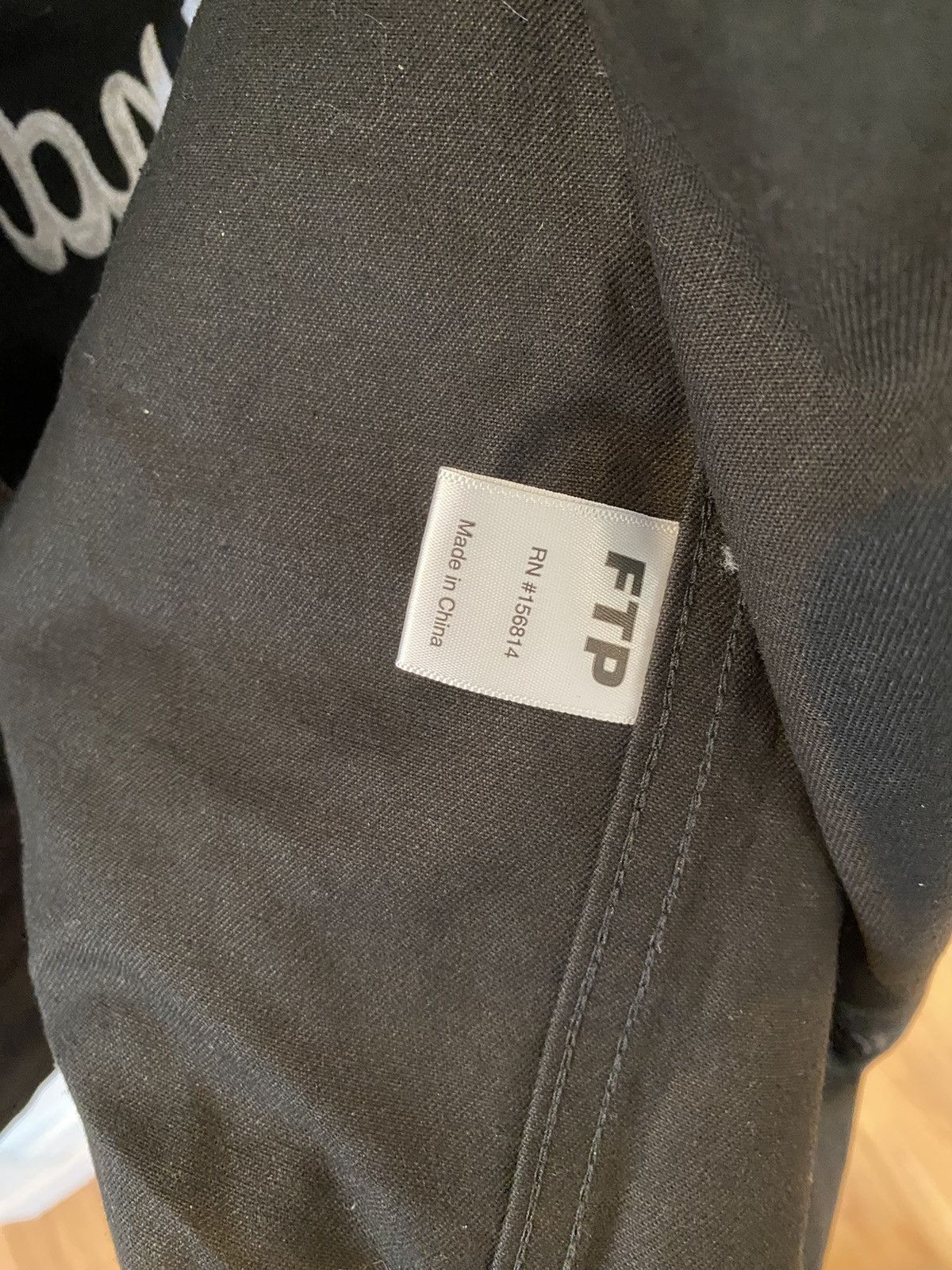 Fuck The Population FTP Logo Tape Zip Up Work Shirt Black Size US M / EU 48-50 / 2 - 6 Thumbnail