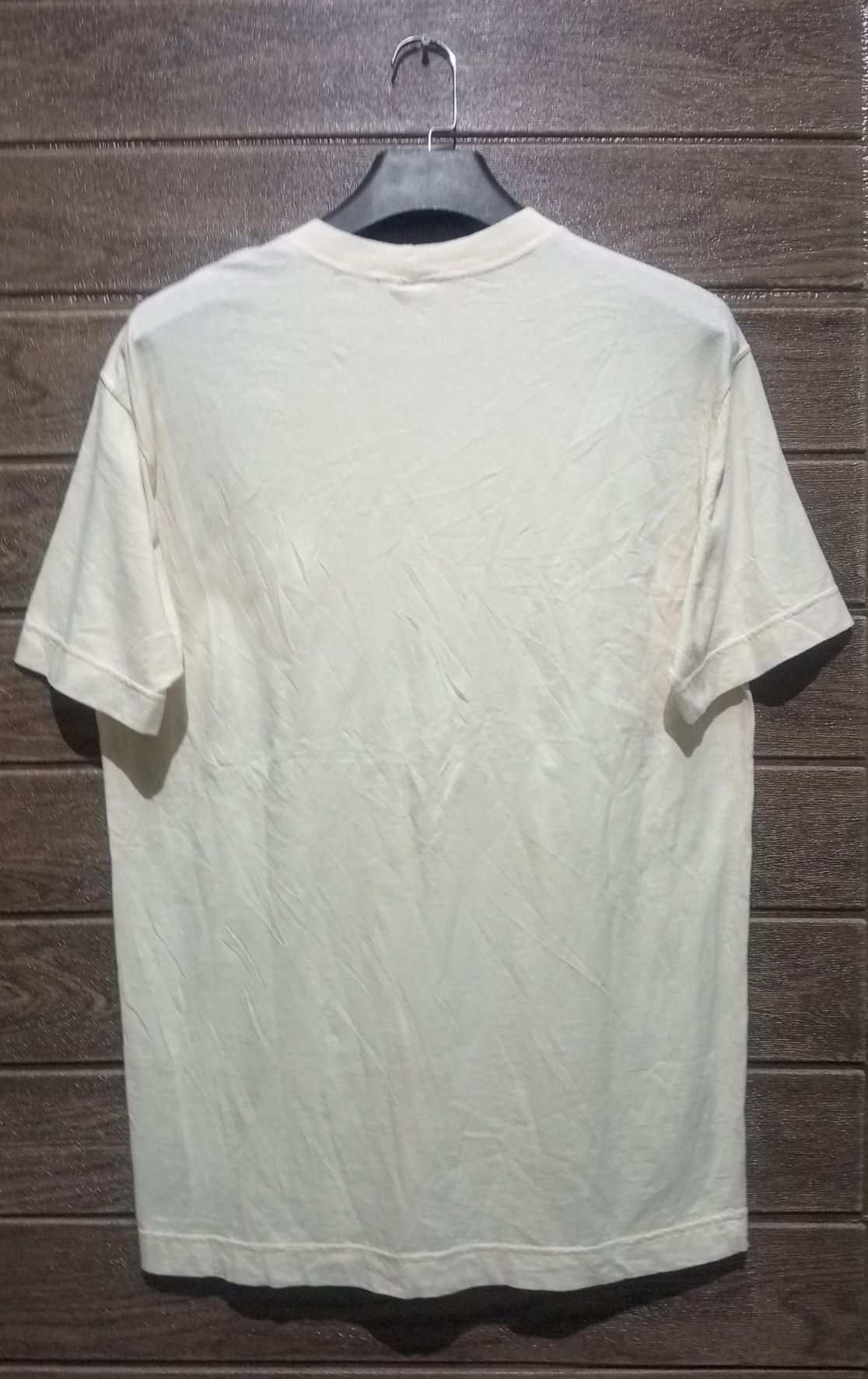 Benetton Vintage Blue Family by Benetton Pocket Tee Made in Italy Size US L / EU 52-54 / 3 - 4 Thumbnail