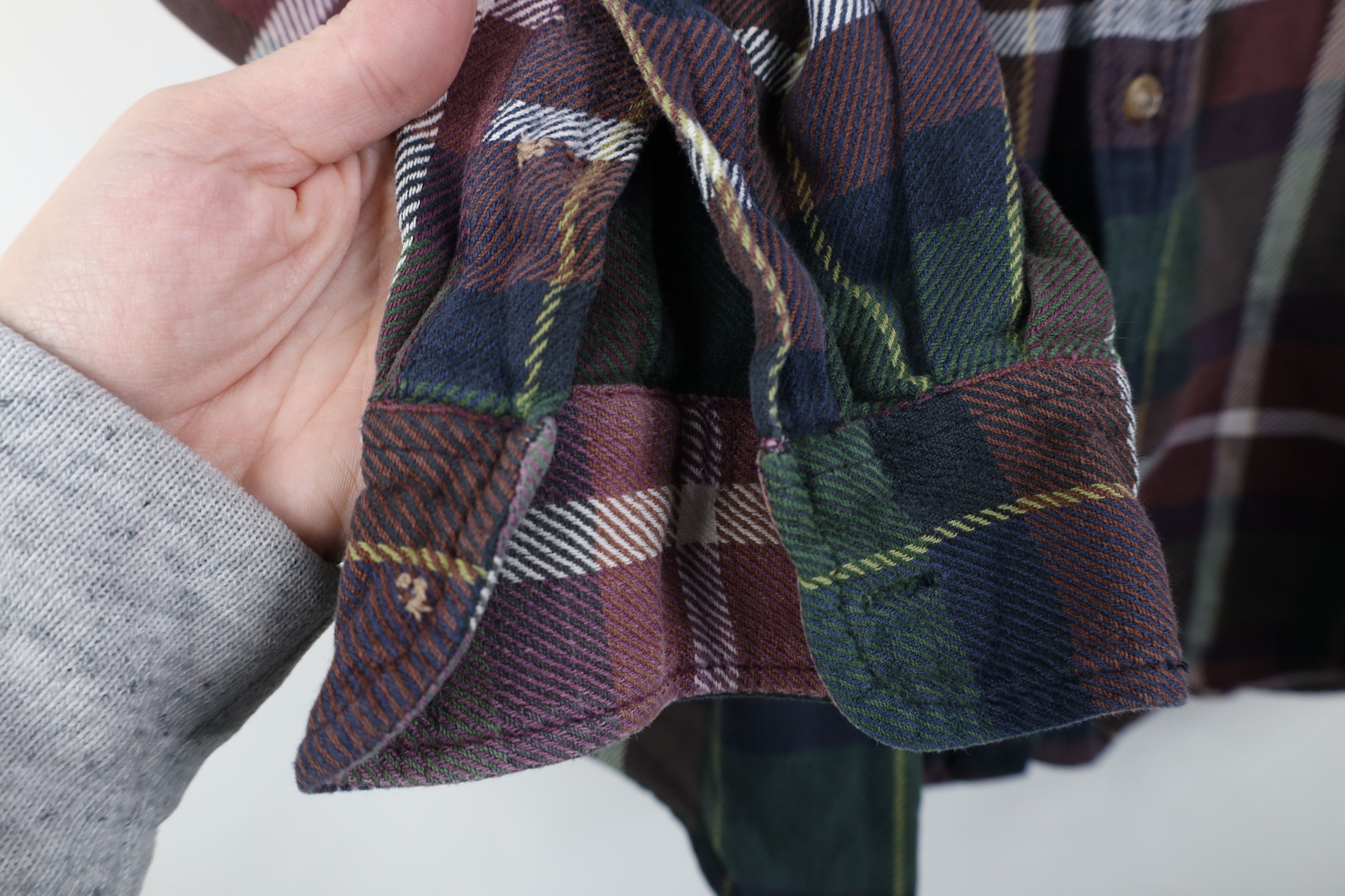 Vintage Vintage 90s Streetwear Flannel Collared Button Down Shirt Size US XL / EU 56 / 4 - 5 Thumbnail