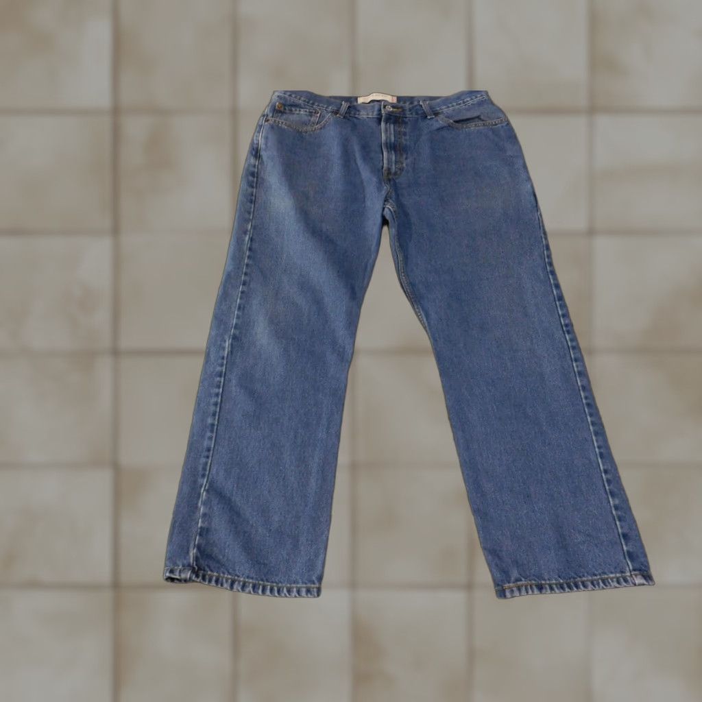 Levi's VINTAGE Levis 505 Jeans Mens 38x30 Blue Regular Fit Straight Leg Denim Made Egypt Size US 38 / EU 54 - 1 Thumbnail