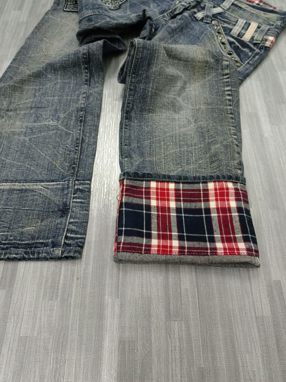 Designer × Vintage SICK DOUBLE WAIST CARPENTER WILD LIFE DENIM PANTS Size US 30 / EU 46 - 6 Thumbnail