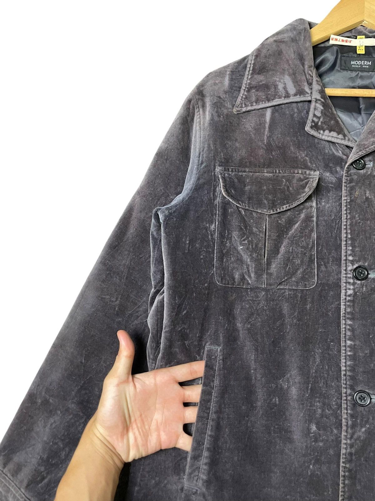 Japanese Brand Moderm WorldWide Velvet Jacket (3) Size US XS / EU 42 / 0 - 6 Thumbnail