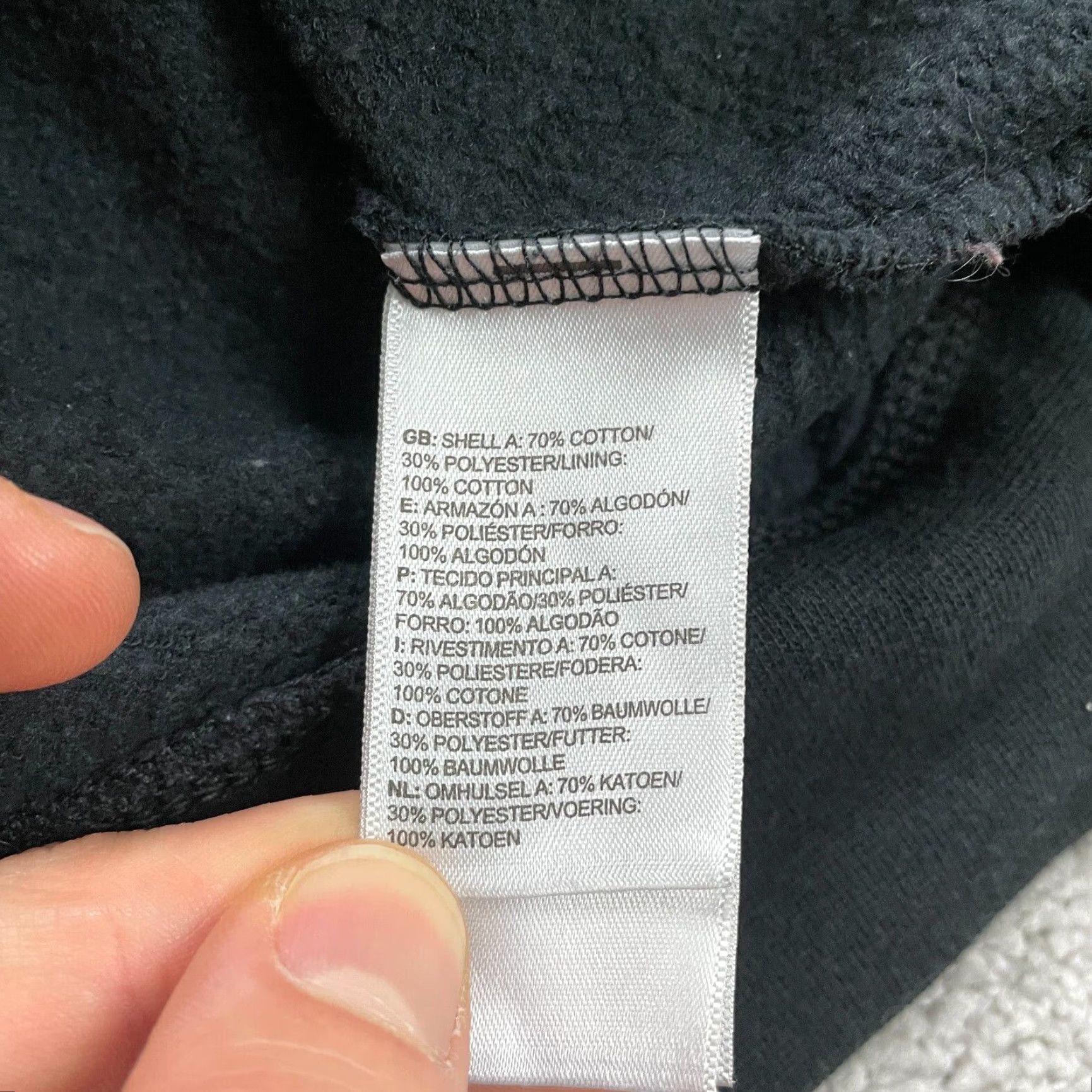 The North Face The North Face Hoodie Sweatshirt Womens Small Black Pink Fleece Graphic Pullover Size S / US 4 / IT 40 - 5 Thumbnail