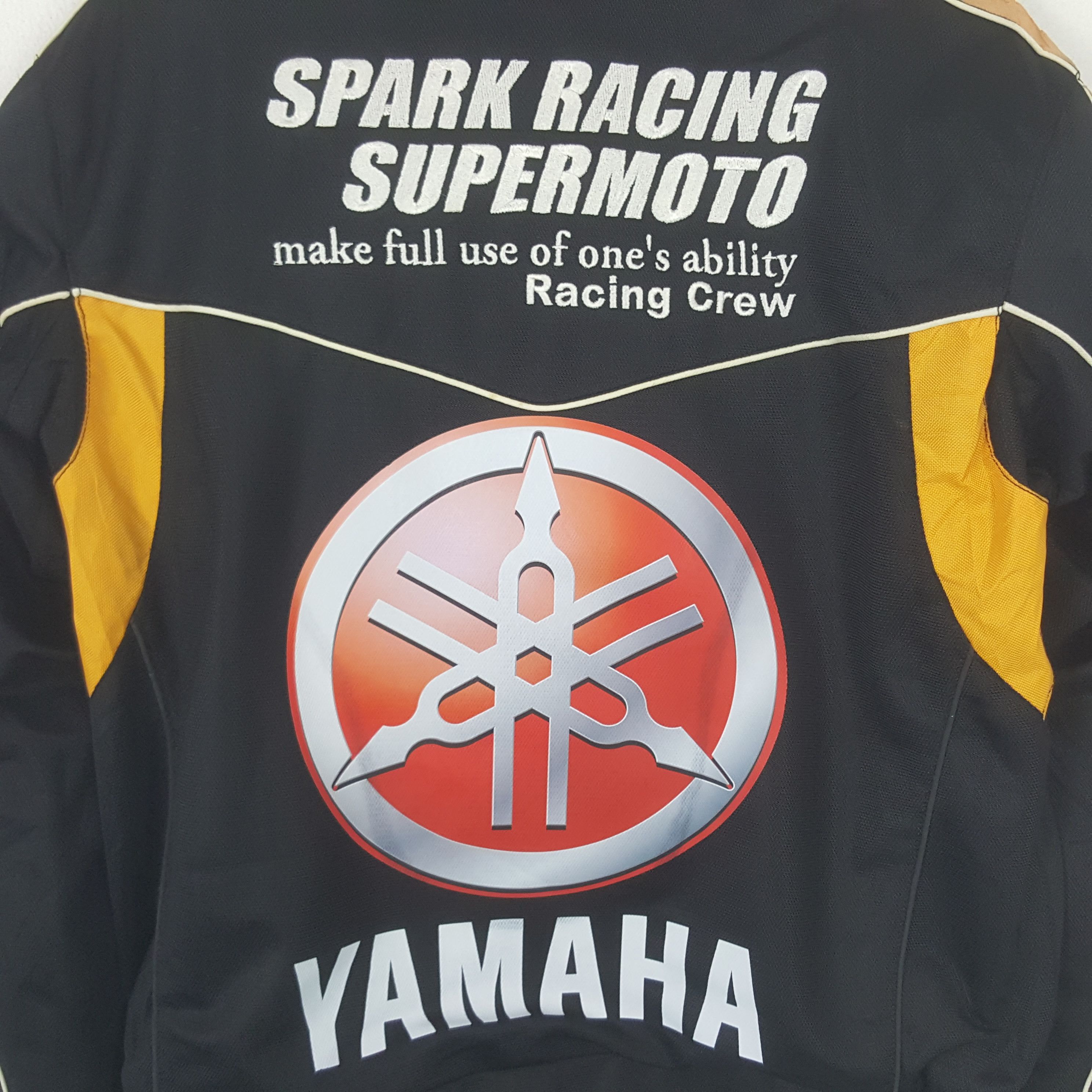 Sports Specialties Vintage Spark Racing Supermoto x Custom Yamaha Biker Jacket Size US M / EU 48-50 / 2 - 2 Thumbnail