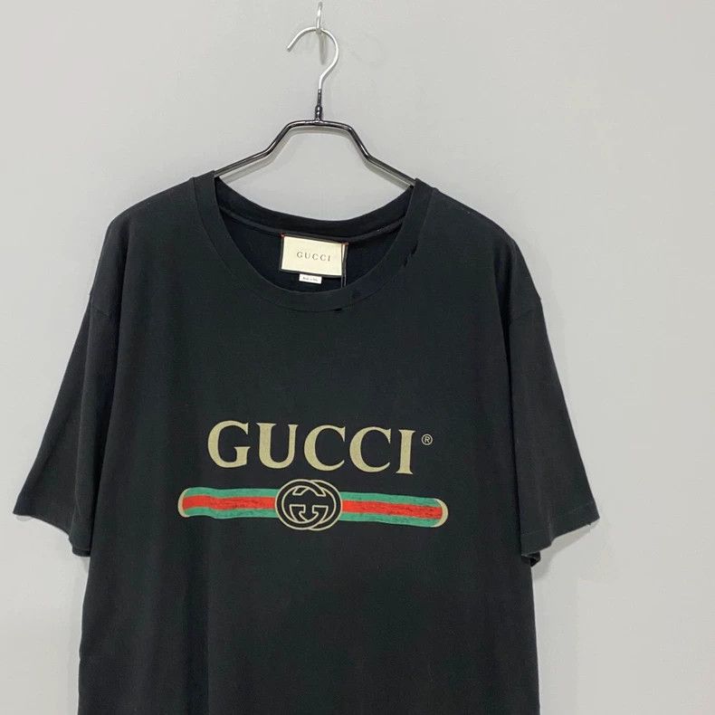 Gucci Gucci Classic belt logo short sleeves Size US XL / EU 56 / 4 - 2 Thumbnail