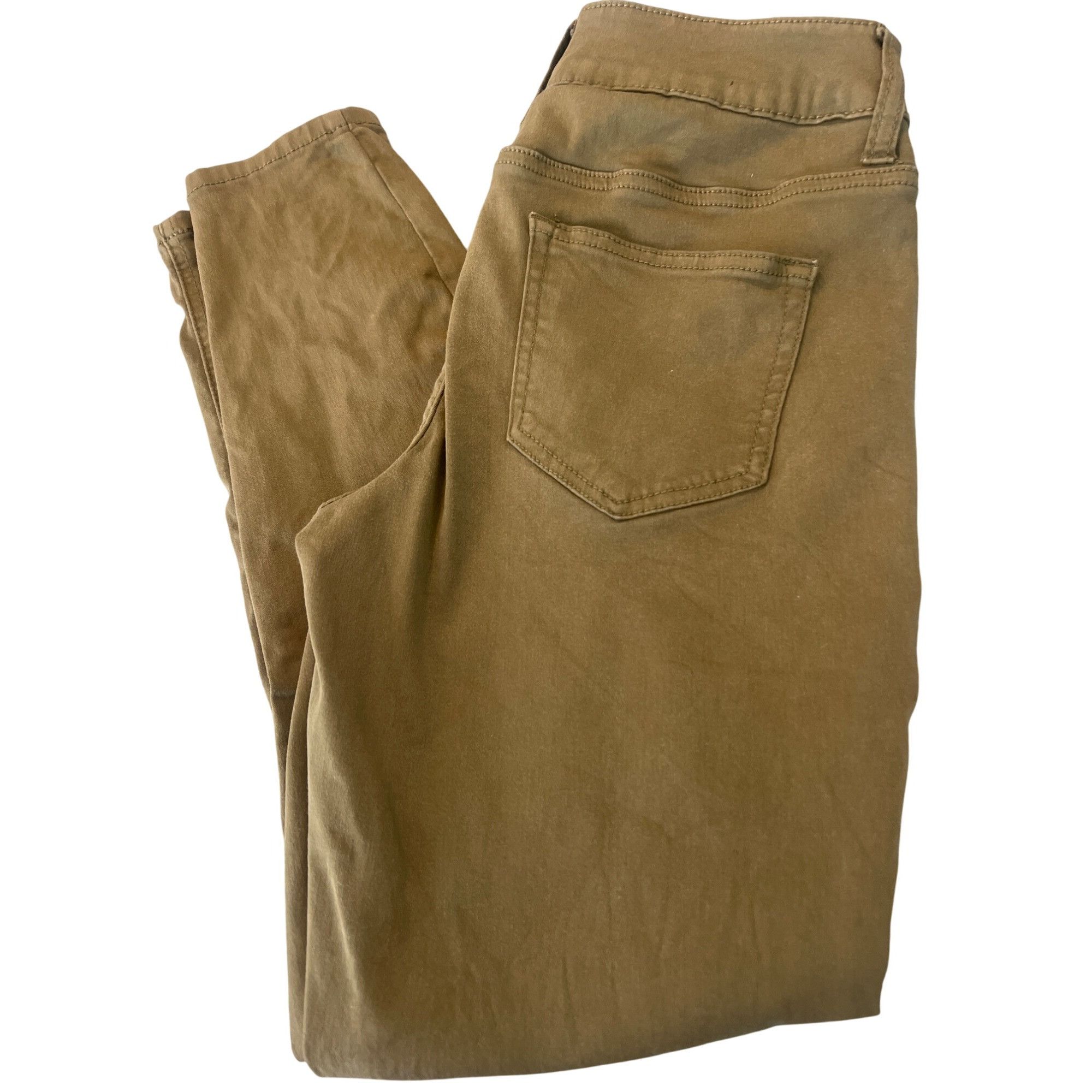 Other Maurices Olive Green Skinny Denim Jeans Faux Front Pockets S Size 26" / US 2 / IT 38 - 3 Thumbnail