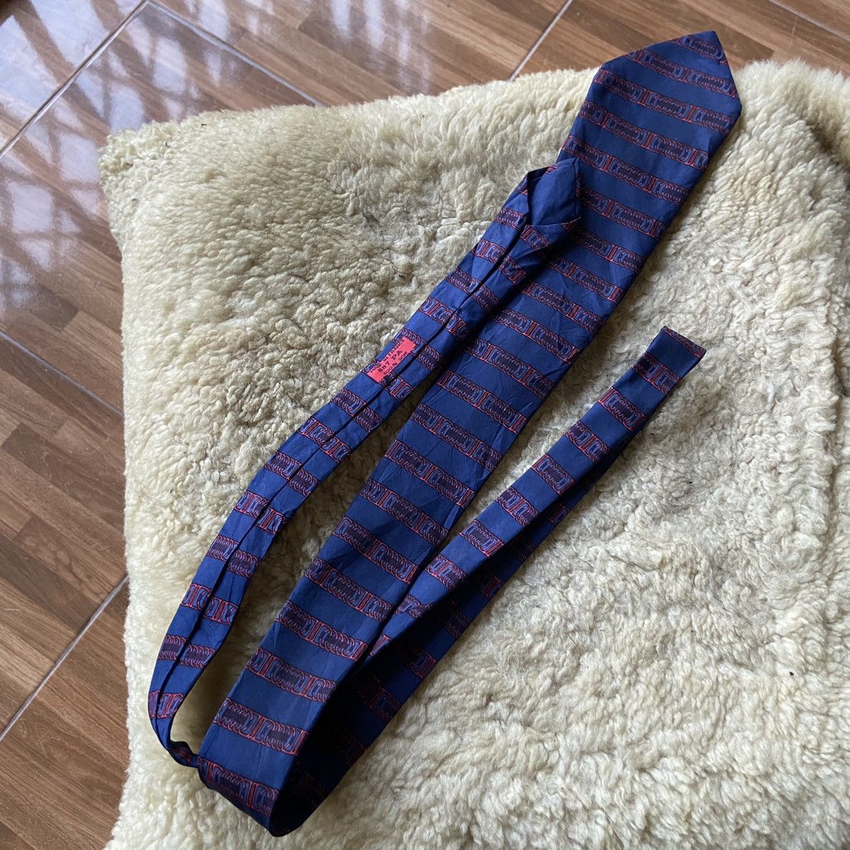Hermes × Vintage HERMES Paris Silk Tie Made In France Size ONE SIZE - 8 Thumbnail