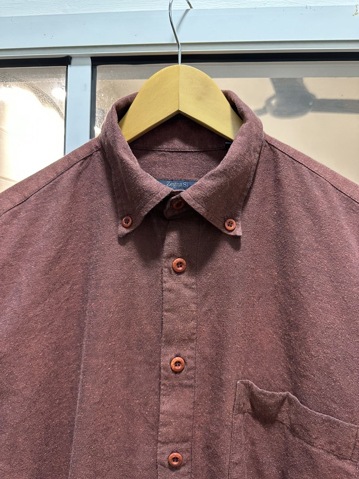Ermenegildo Zegna Zegna S By Ermenegildo Zegna 100% Cotton Button Up Shirt Size US XL / EU 56 / 4 - 7 Thumbnail
