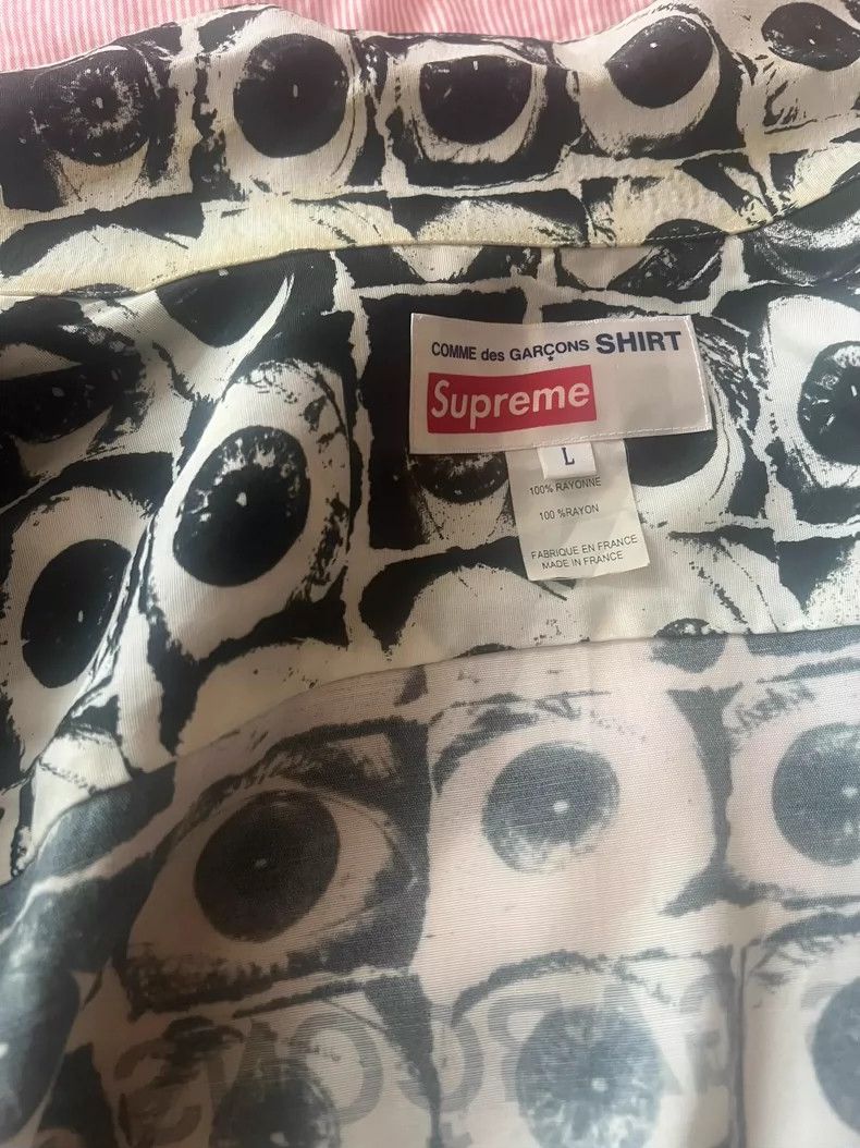 Comme des Garcons Comme Des Garcons Supreme CDG eyeball shirt Size L / US 10 / IT 46 - 4 Thumbnail