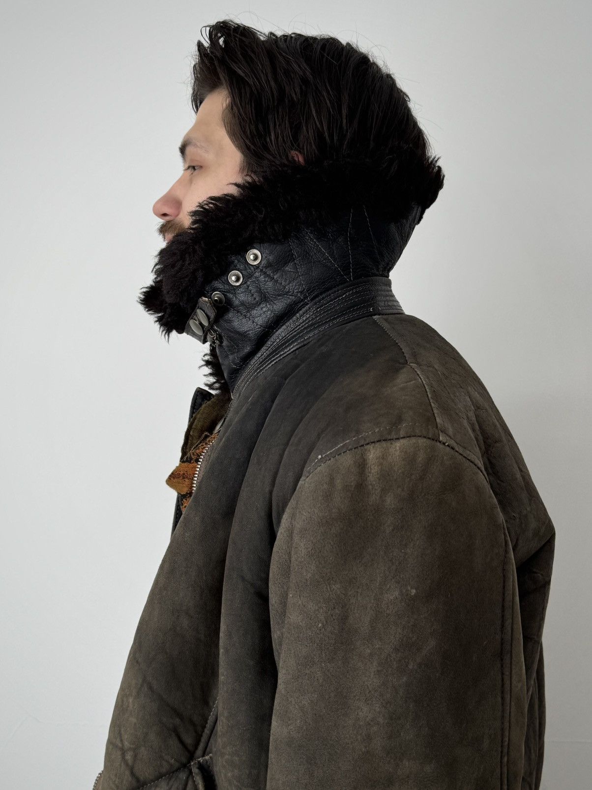 Vintage Vintage Original WW2 German 'Channel' Shearling Jacket Size US M / EU 48-50 / 2 - 4 Thumbnail